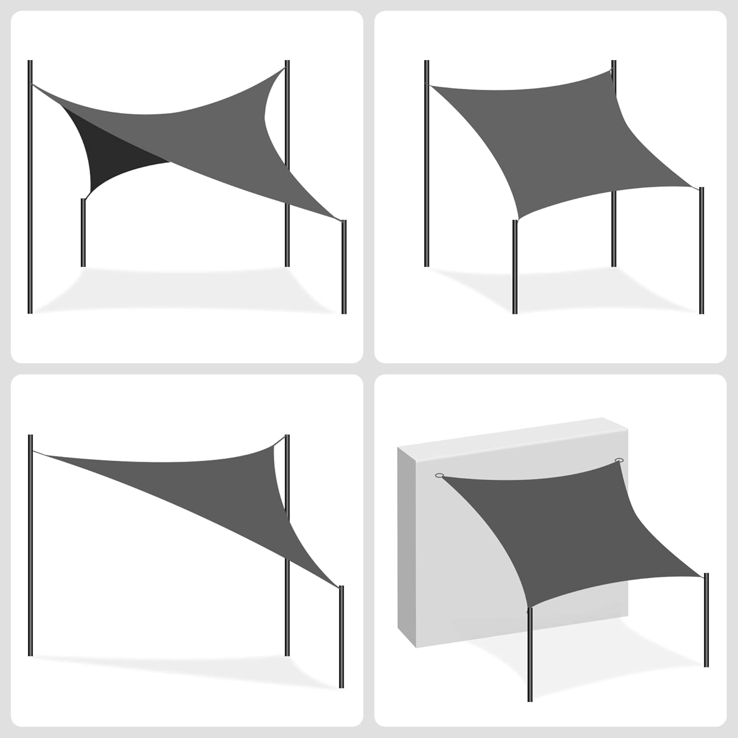 Burė nuo saulės/markizė 3×5 m.