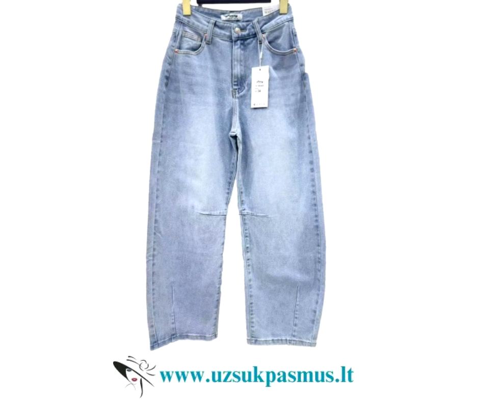 Marivy šviesūs Balloon Fit džinsai 