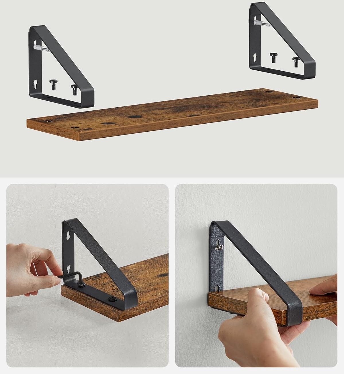 Sieninių lentynų rinkinys iš 3 vnt.