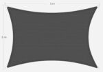Burė nuo saulės/markizė 3×5 m.