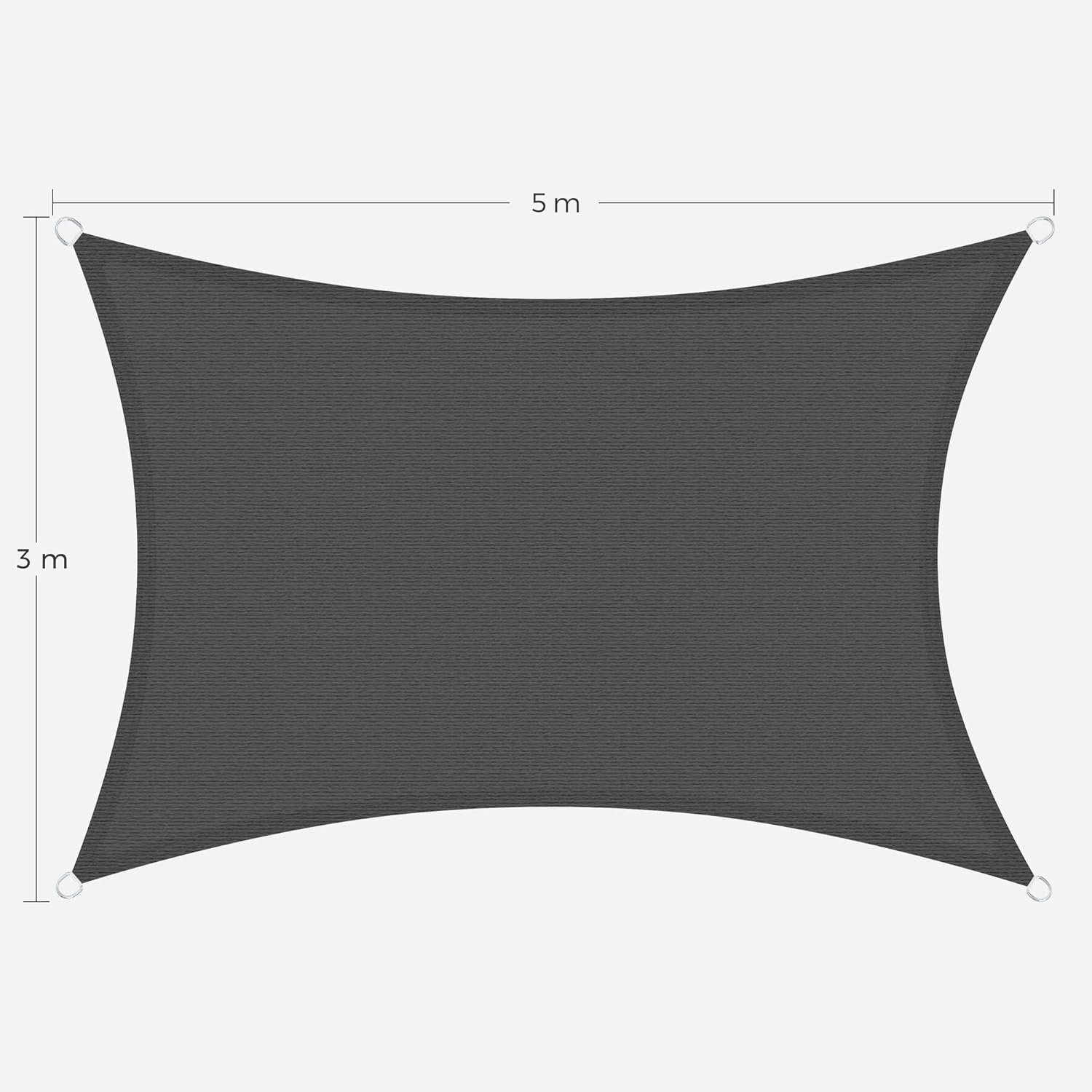 Burė nuo saulės/markizė 3×5 m.