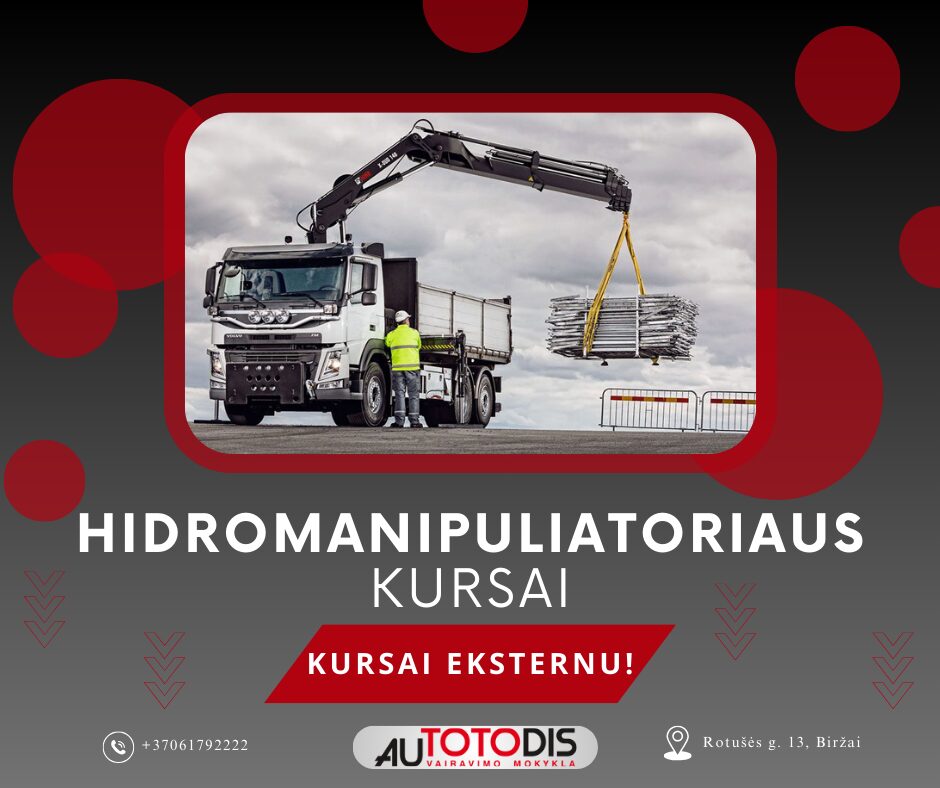 HIDROMANIPULIATORIAUS KURSAI