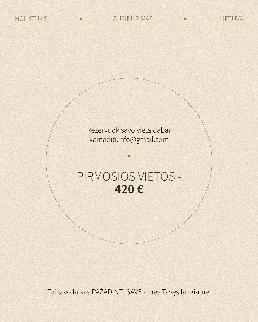 Holistinis moterų susibūrimas PAŽADINTA