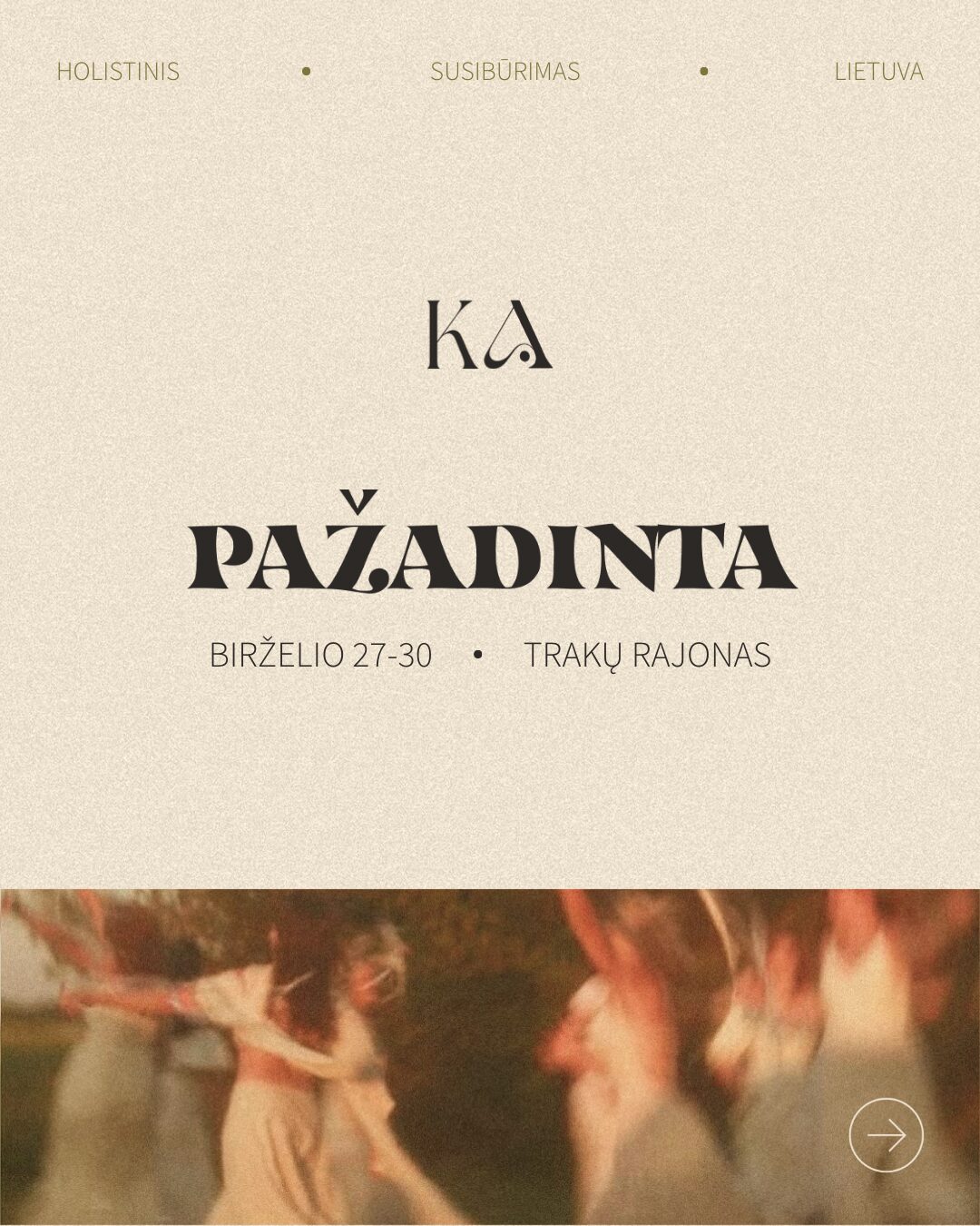 Holistinis moterų susibūrimas PAŽADINTA