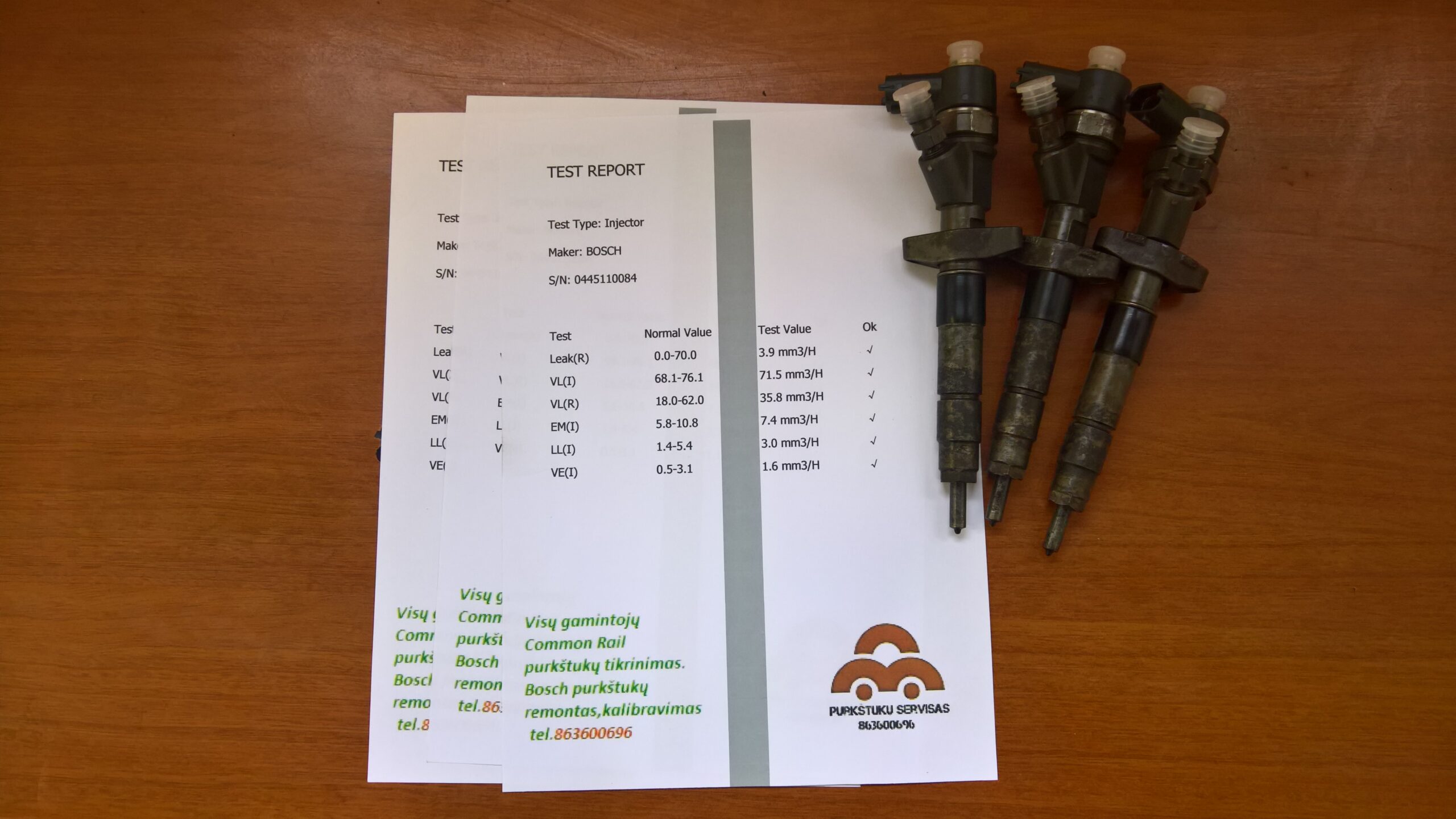 Kuro purkštukai Renault-Laguna 2,2d,Espace 2,2d,Vel Satis 2,2d,Avantime 2,2d.0445110084