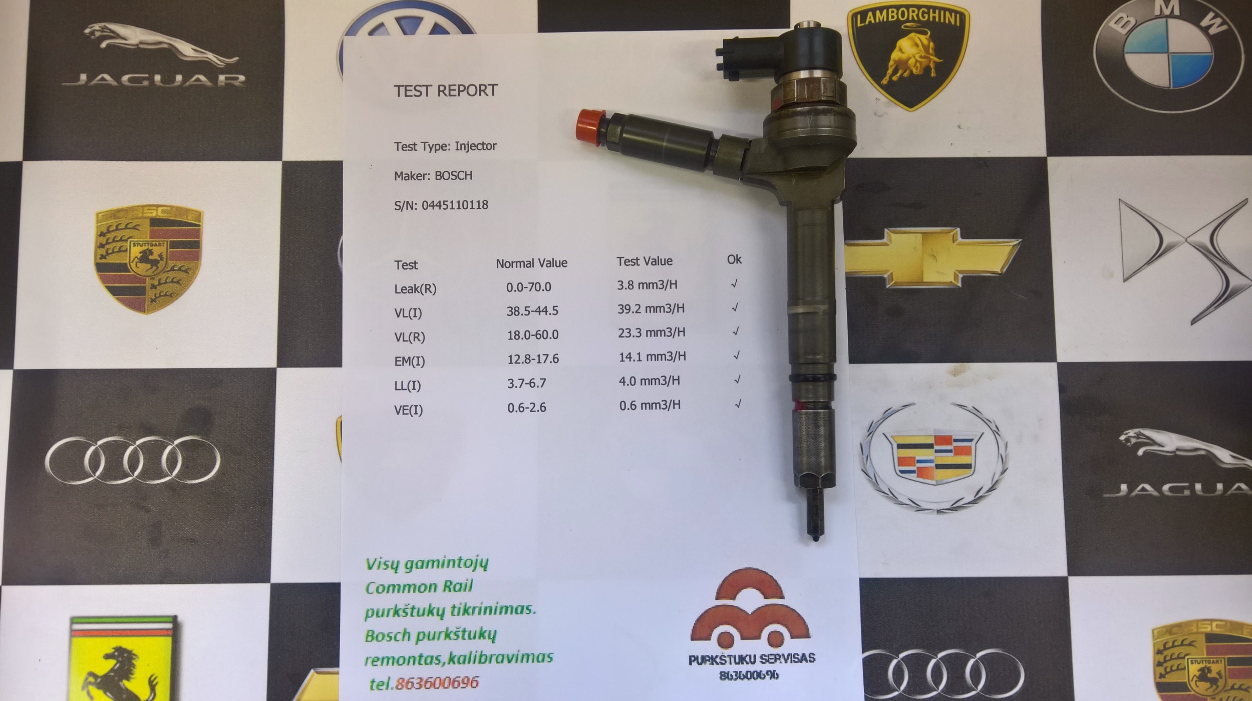Kuro purkštukai Opel-Astra 1.7d. 0445110118