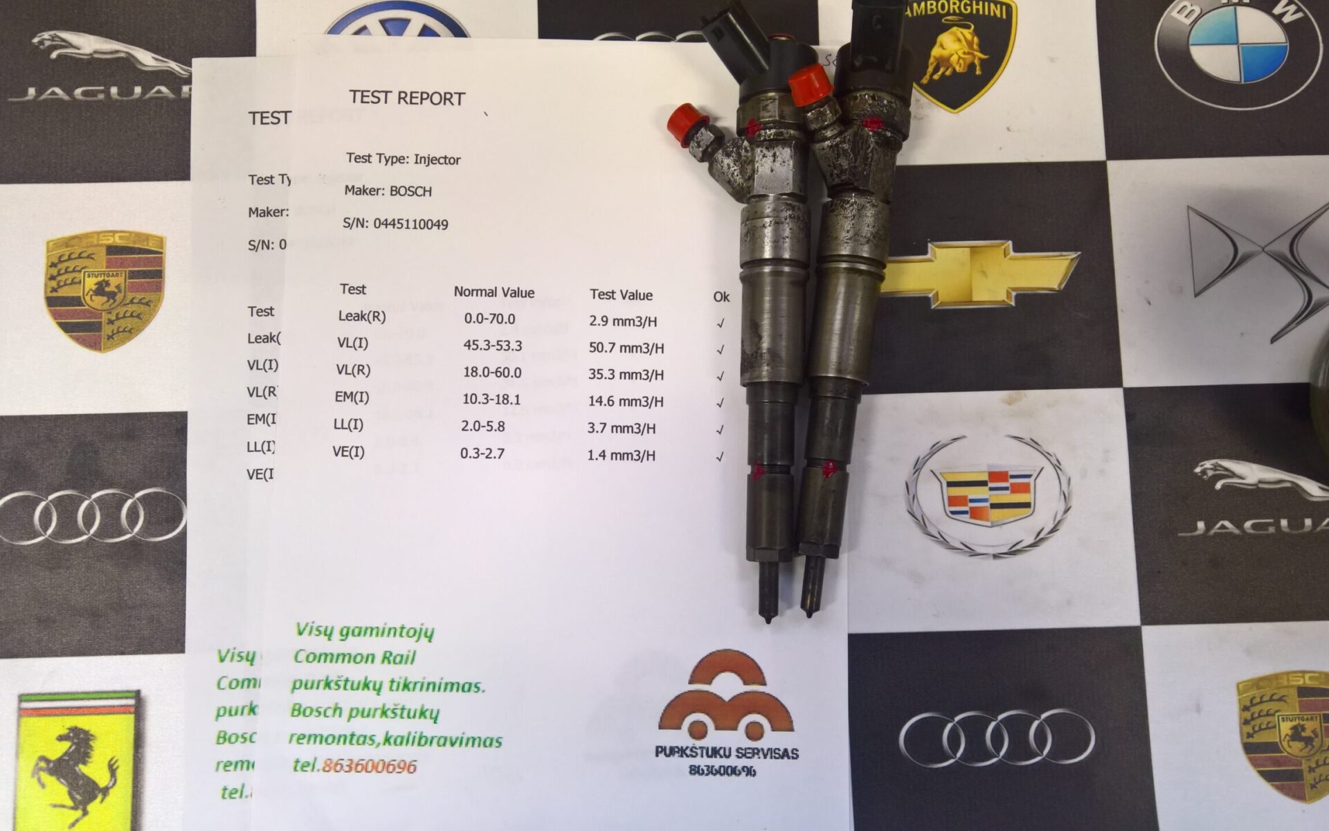 Kuro purkštukai Land Rover-Freelander,Opel-Omega B. 0445110049