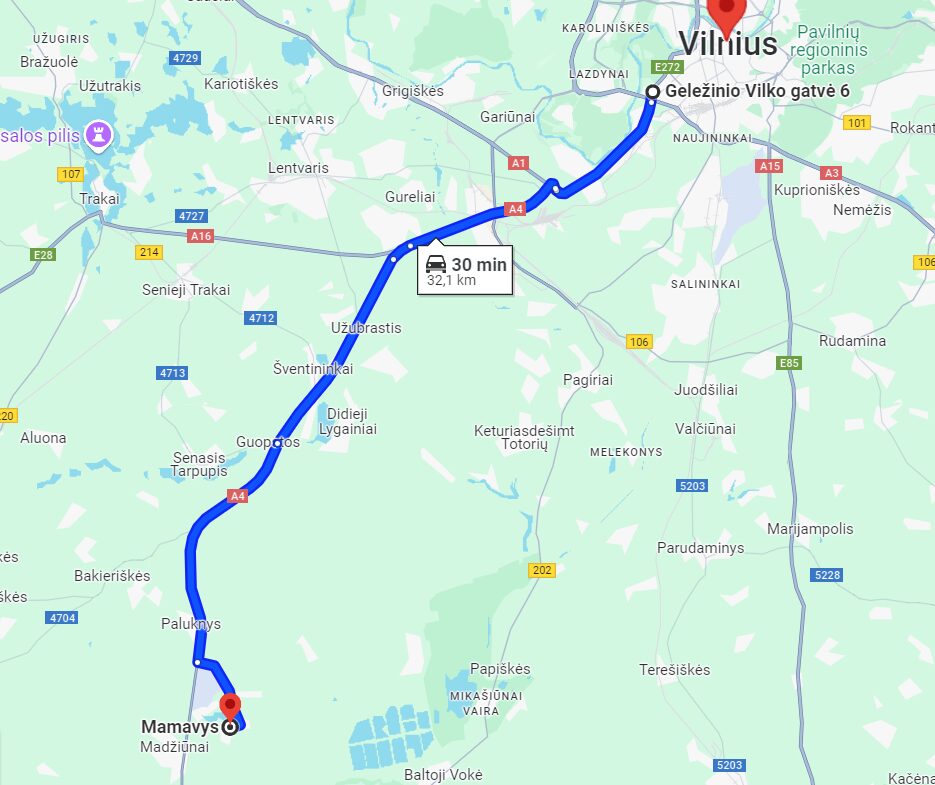 Namų valda Trakų rajone