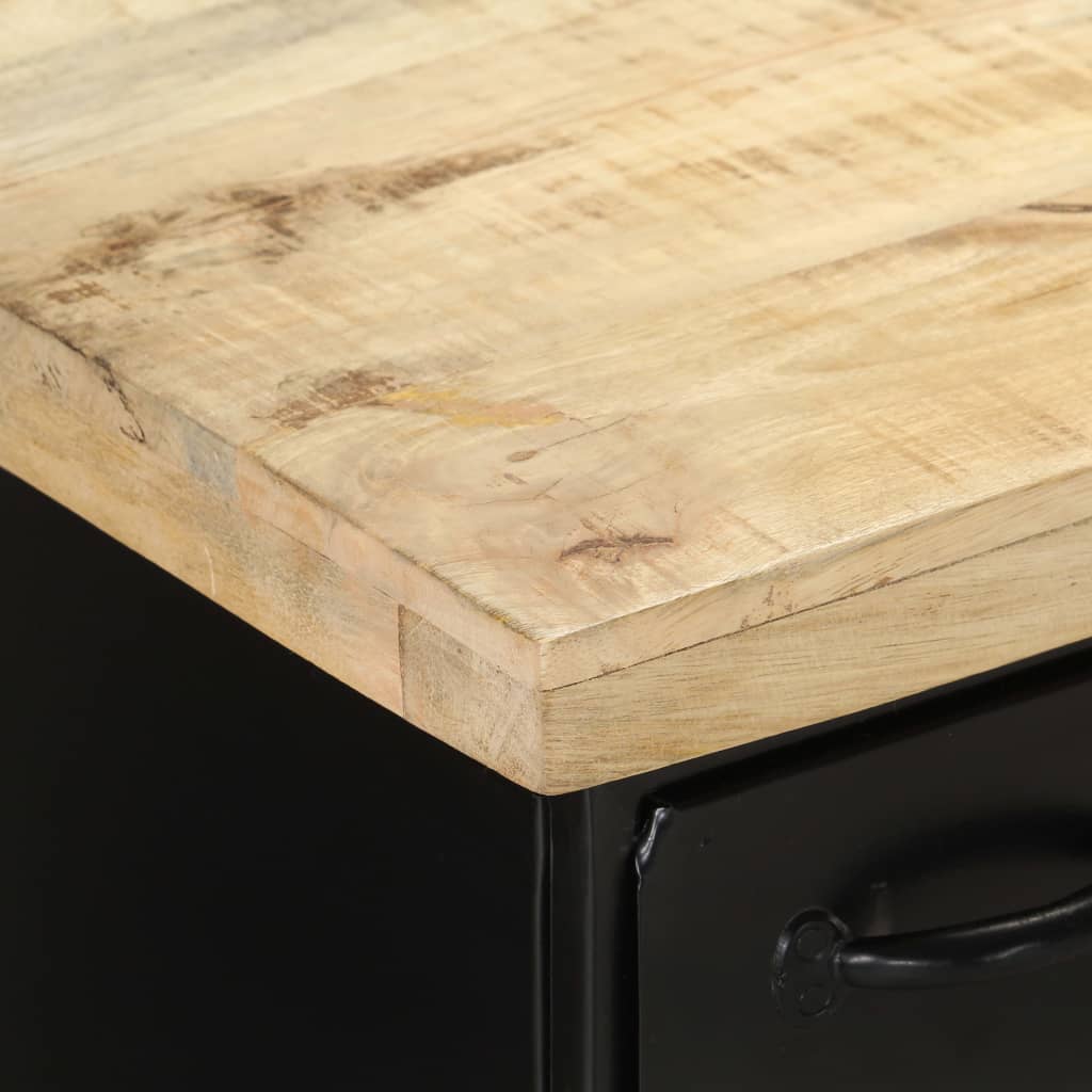 Indauja / Darbastalis su natūraliu mango medienos stalviršiu.