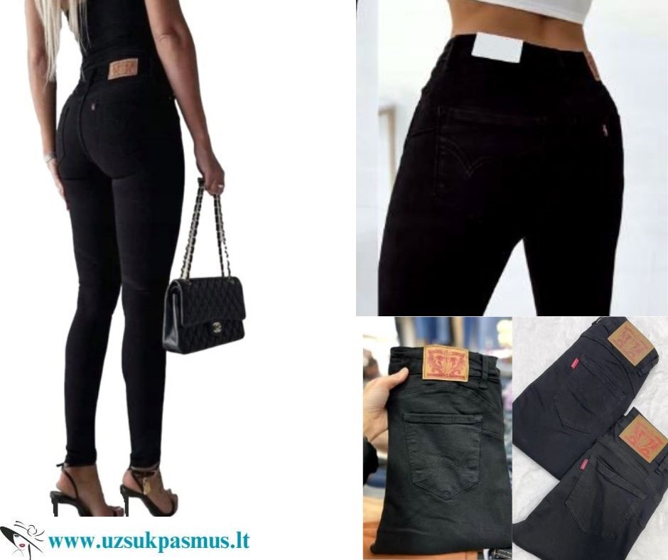 Trang džinsai PUSH labai tamprūs