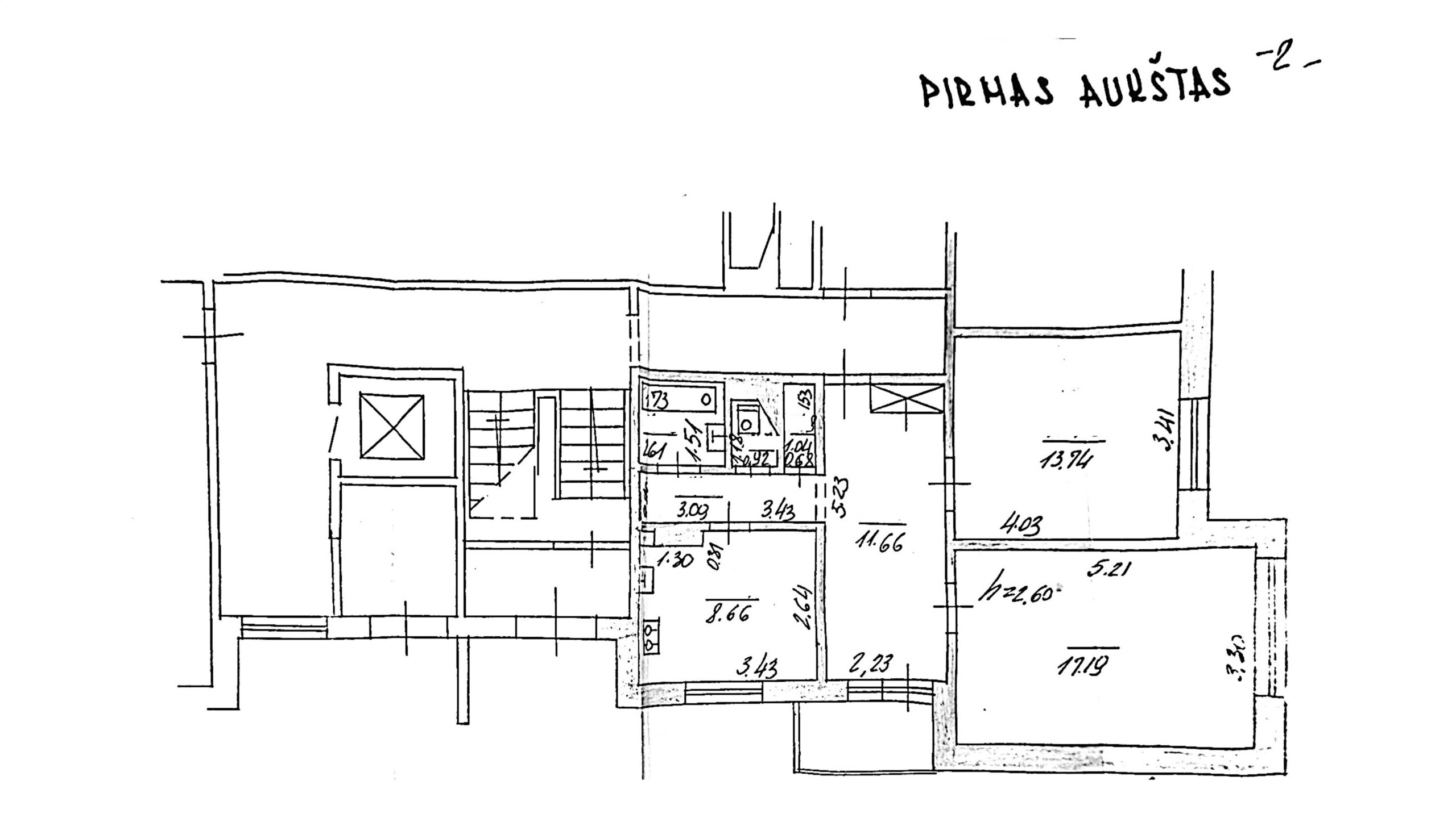 Parduodamas 2 kambarių butas Klaipedoje
