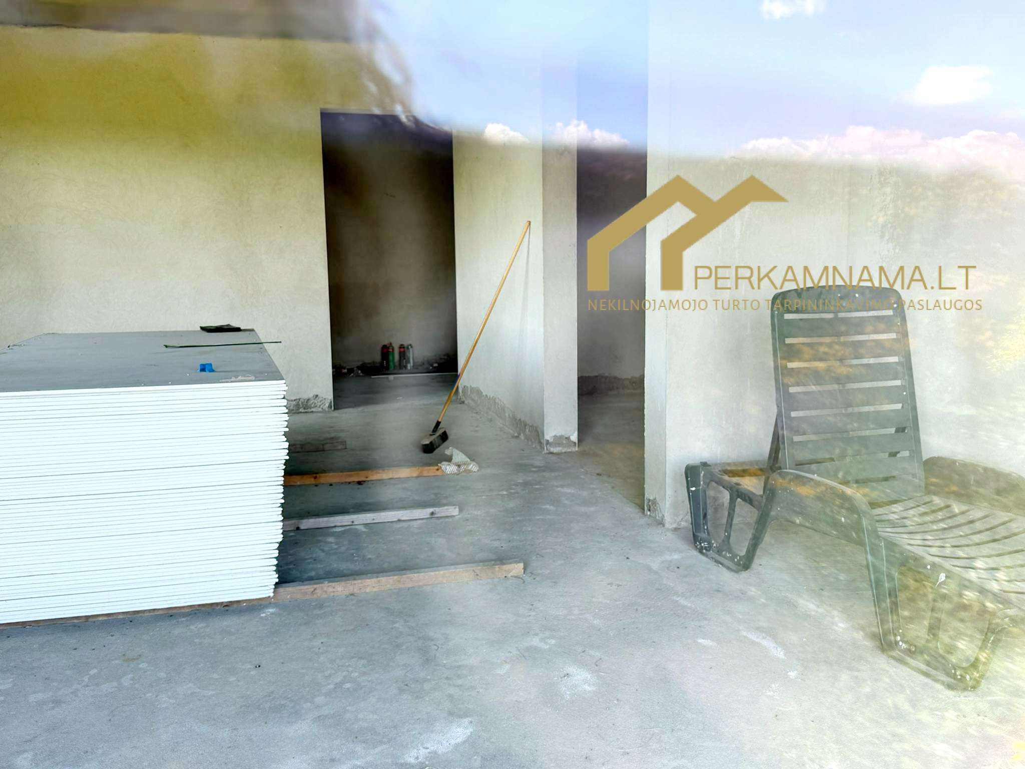 Parduodamas namas su 1ha sklypu šalia Klaipėdos