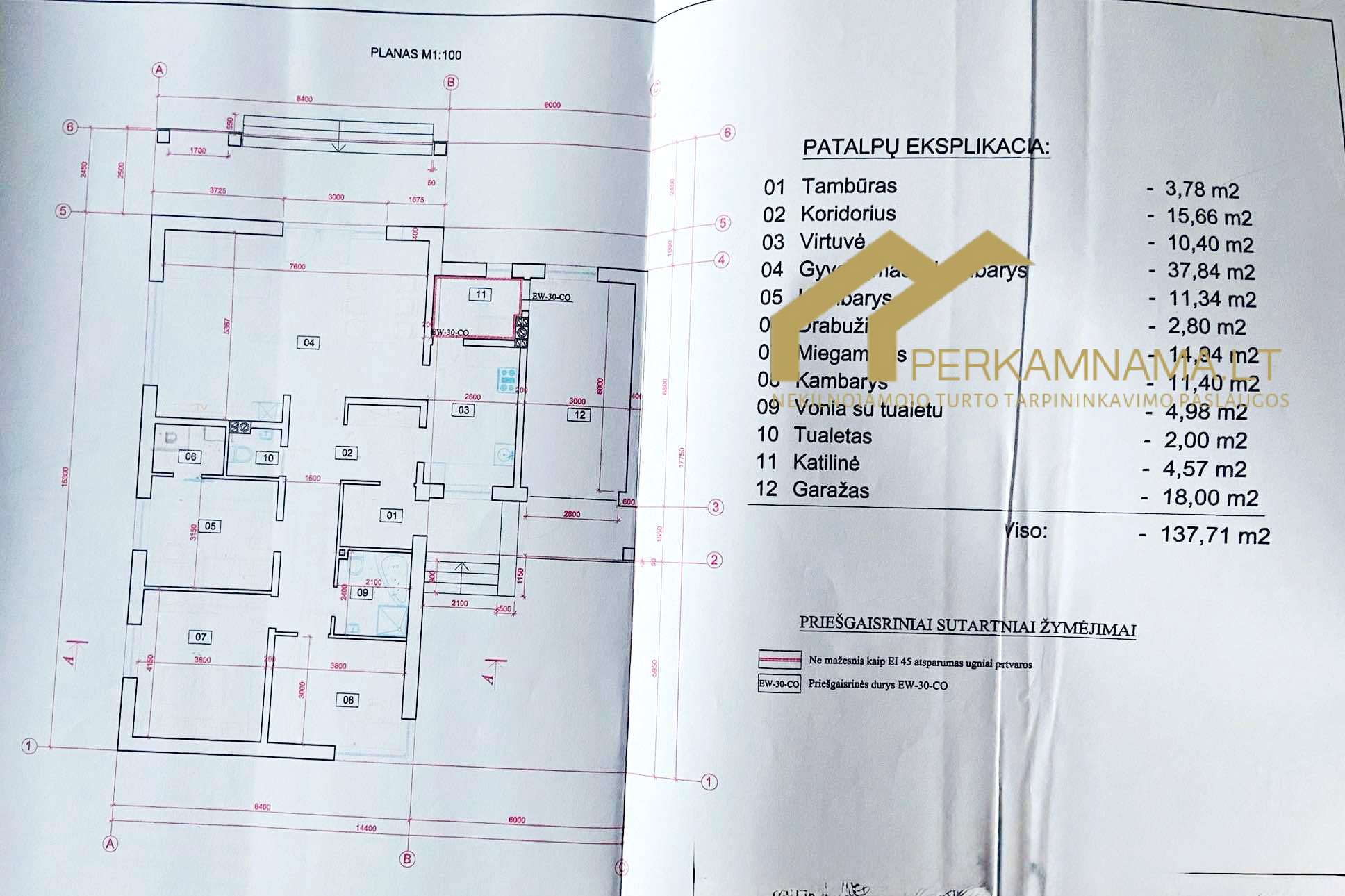 Parduodamas namas su 1ha sklypu šalia Klaipėdos