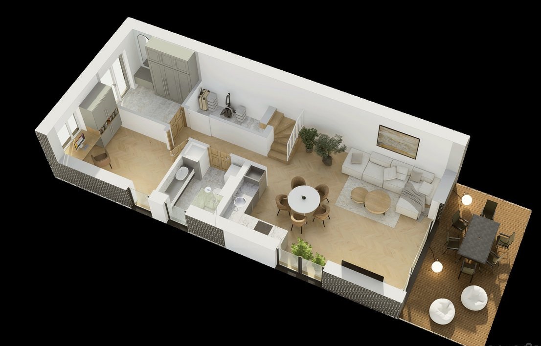 Parduodami nauji namai šalia Klaipėdos, prie ežero, Slengiai.