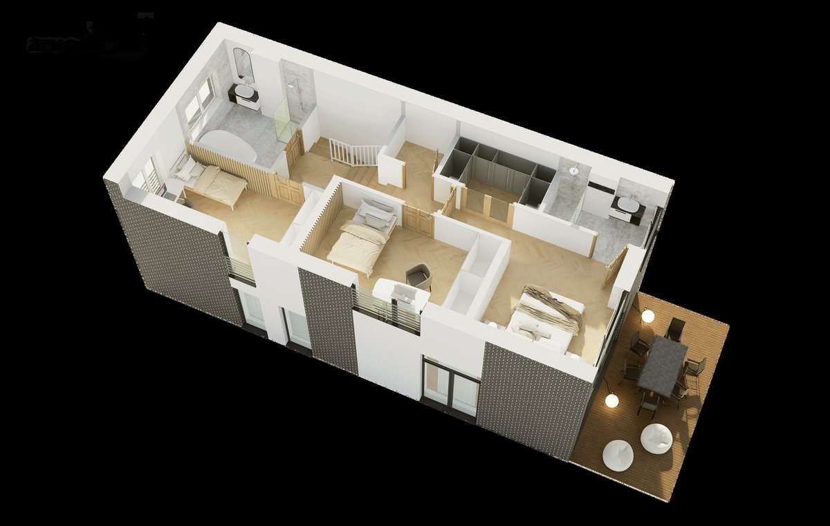 Parduodami nauji namai šalia Klaipėdos, prie ežero, Slengiai.