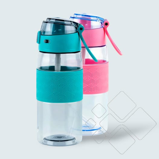 Gertuvė KITE, 600ml, su užrakinamu dangteliu, tritano plastikas