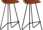 Odinės baro kėdės, 4 vnt