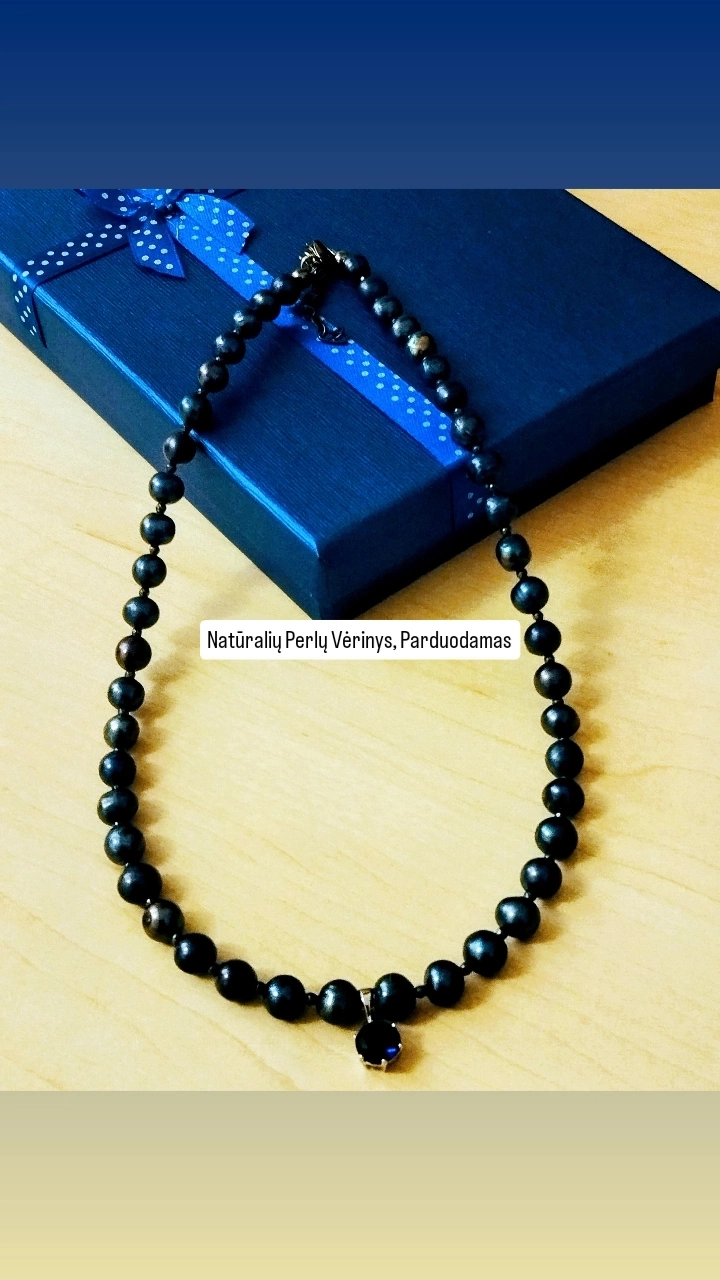 Natūralių Perlų Vėriniai