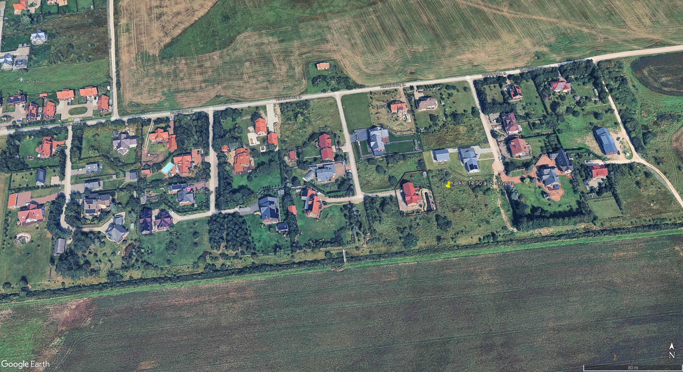 Parduodamas 14,90 a sklypas Karklėje Karklininkų g, („Dobiliukai“).