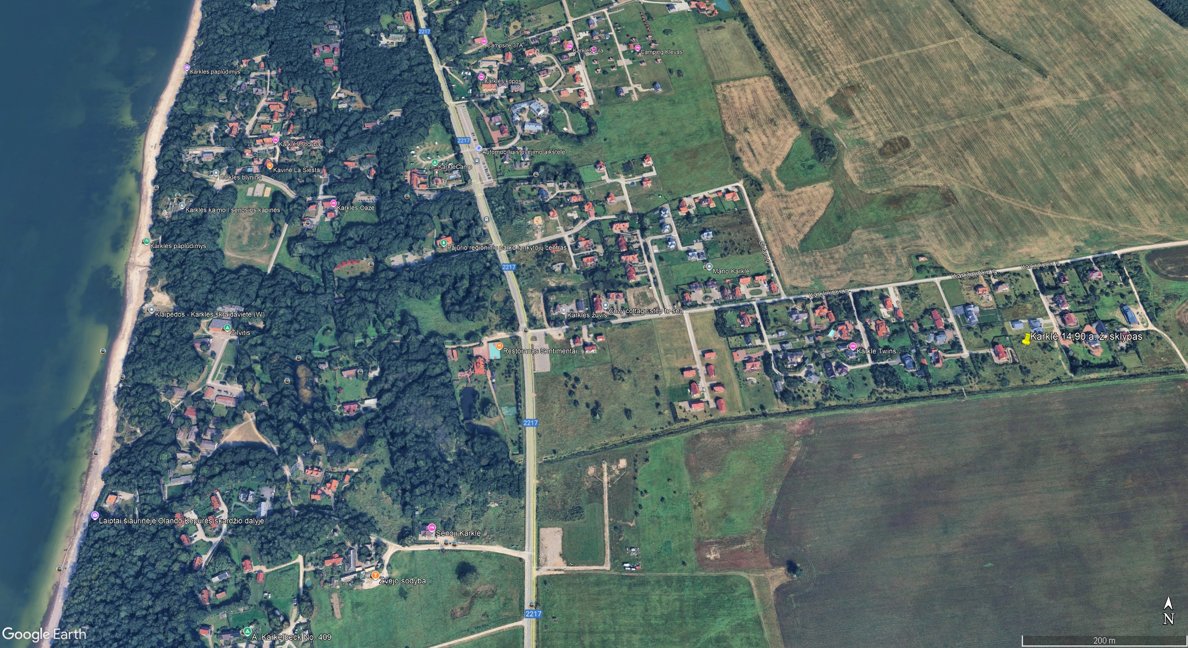 Parduodamas 14,90 a sklypas Karklėje Karklininkų g, („Dobiliukai“).