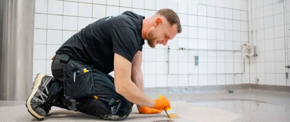 Darbas Danijoje lieti epoksidines grindis