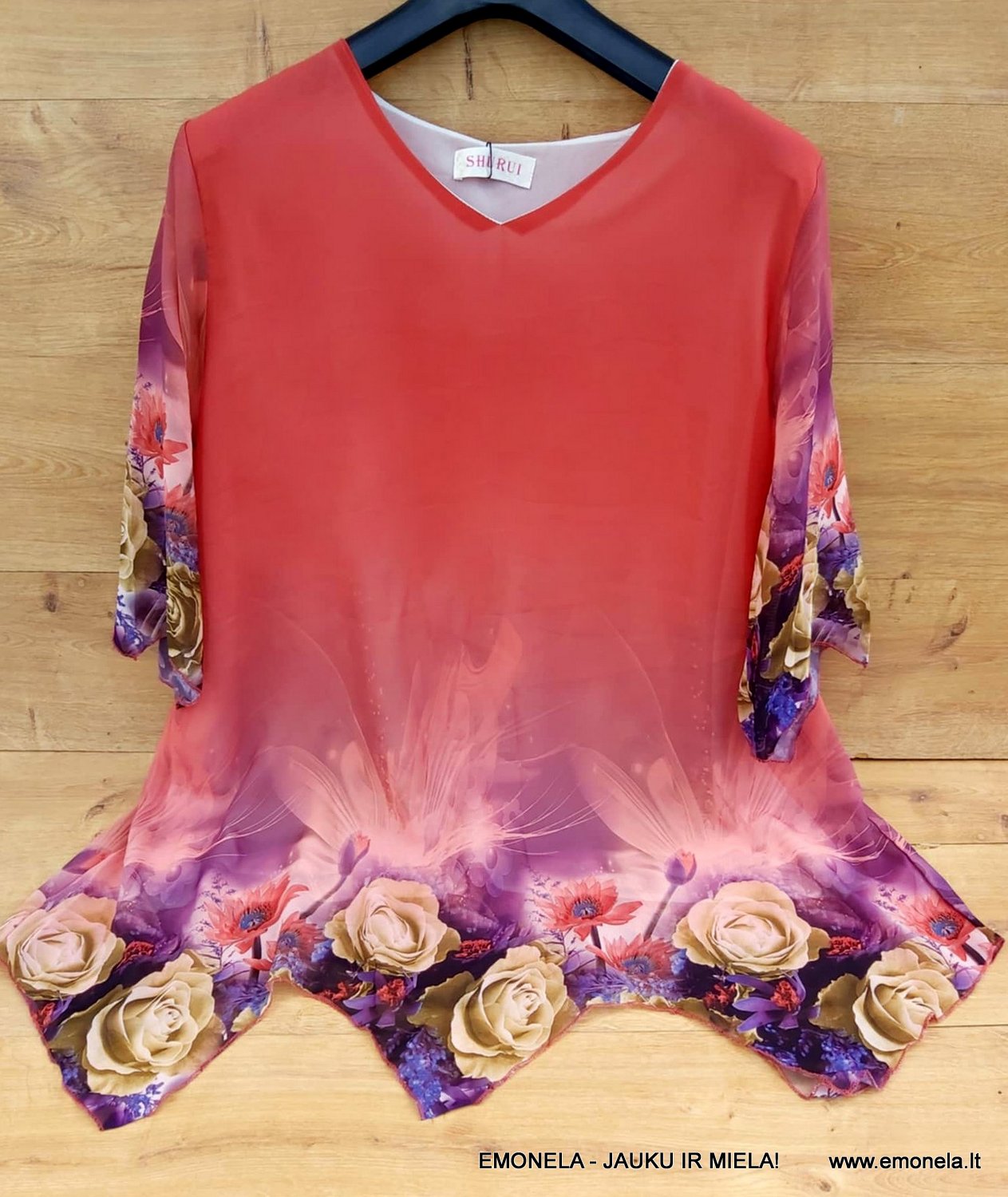 Tunika su rožėm, 3 xl/ 48