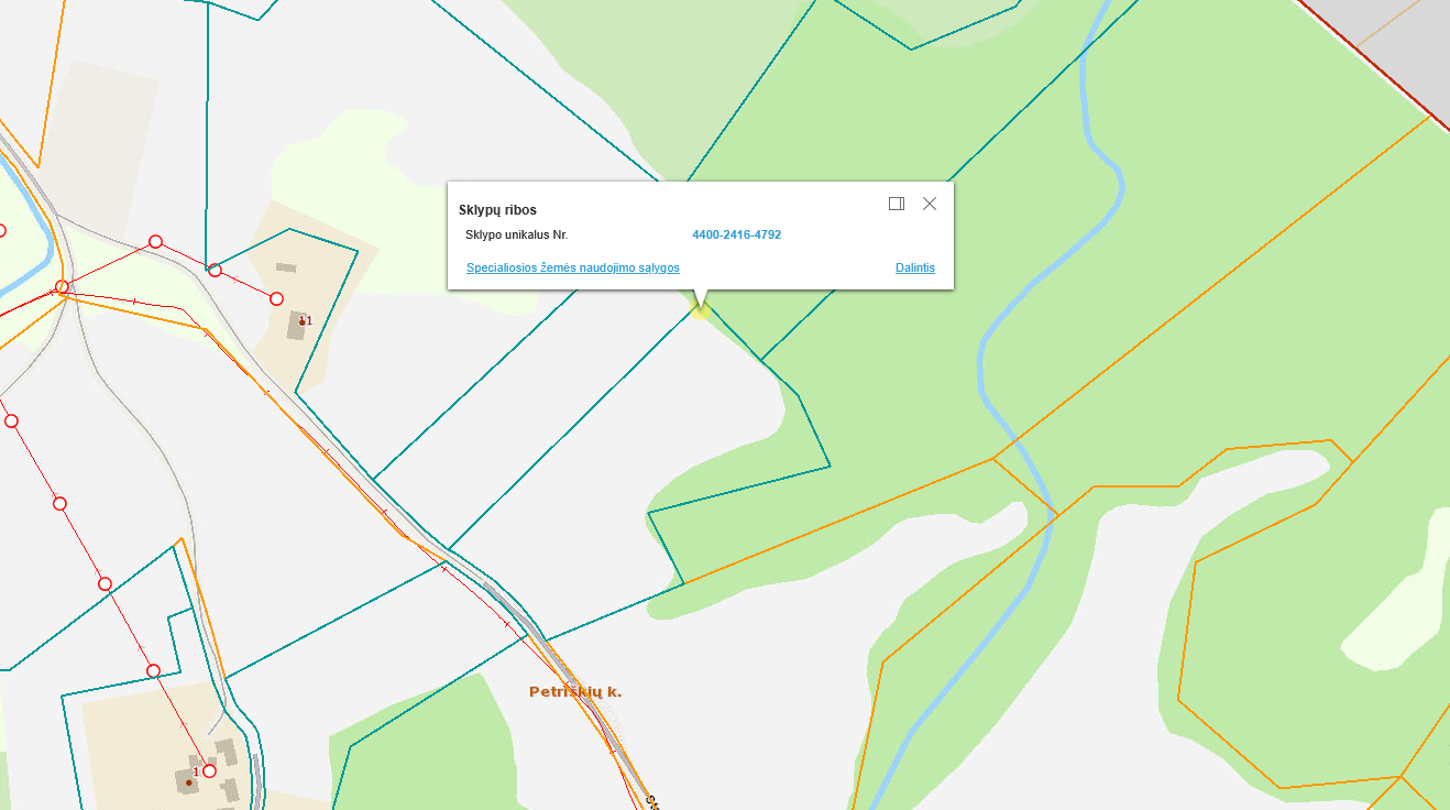 1,3012 HA Širvintų r. sav., Jauniūnų sen., Petriškių k.