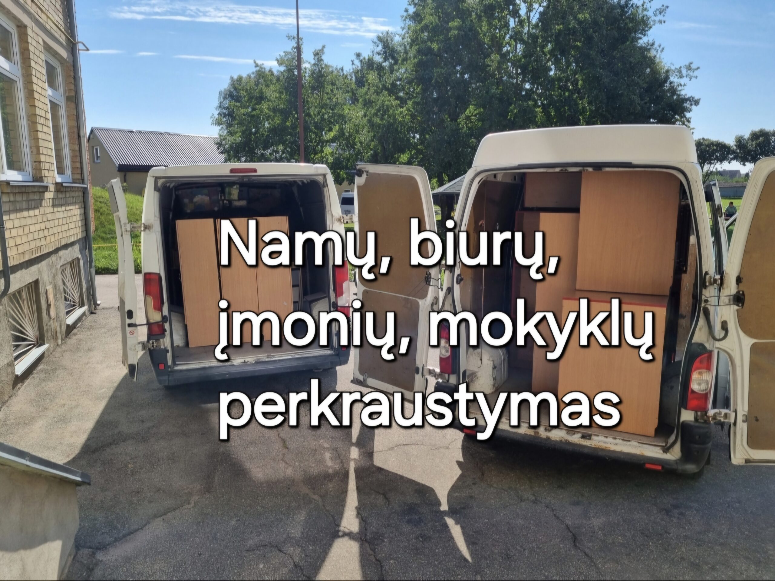 Greitos Perkraustymo, Pervežimo Paslaugos Šiauliuose ir visoje Lietuvoje. Tel. + 370 666 12515