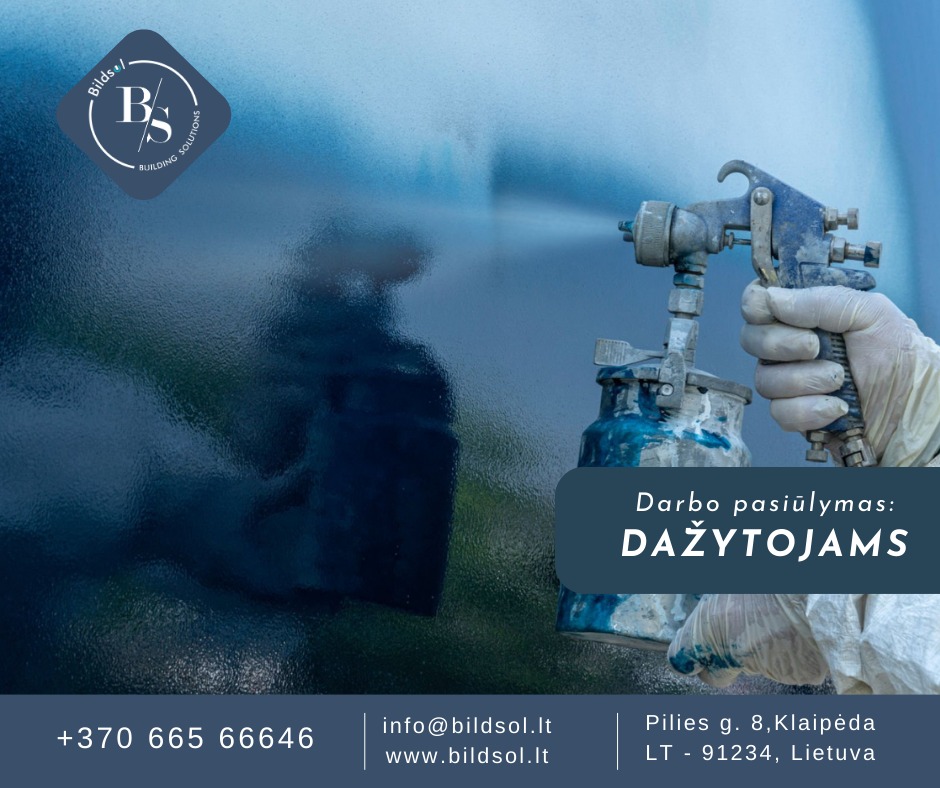 Ieškome dažytojų darbui Olandijoje.