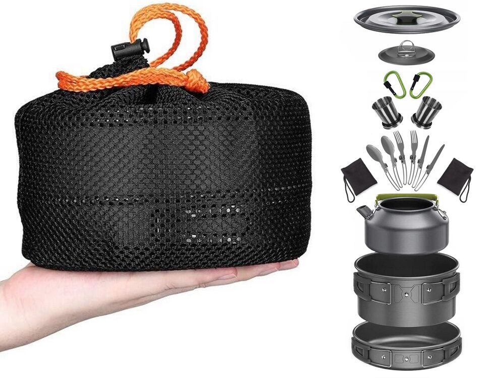 Turistinis, virtuvės įrankių rinkinys 18in1