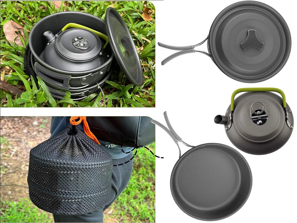 Turistinis, virtuvės įrankių rinkinys 18in1