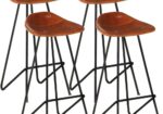 Odinės baro kėdės, 4 vnt