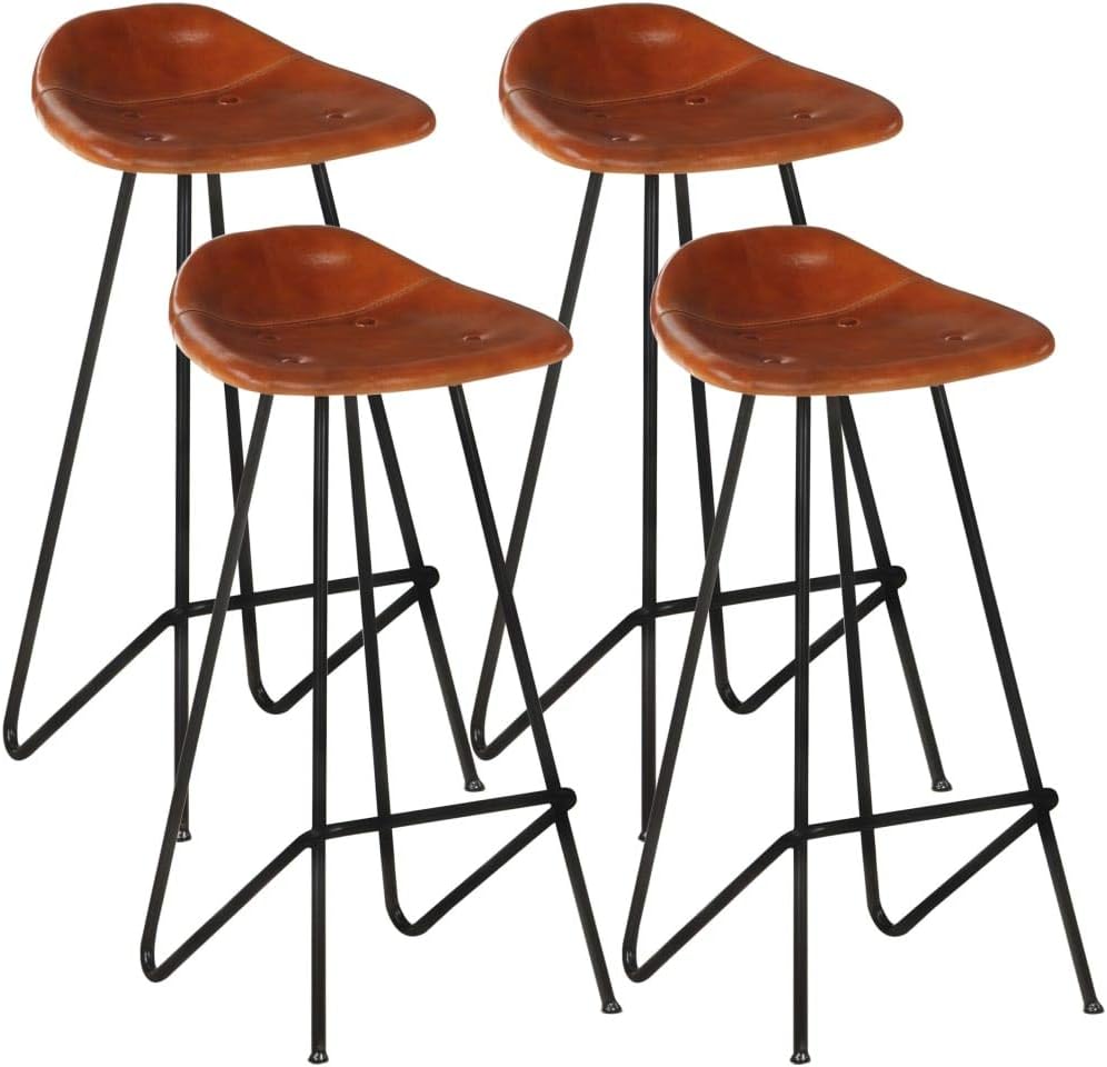 Odinės baro kėdės, 4 vnt