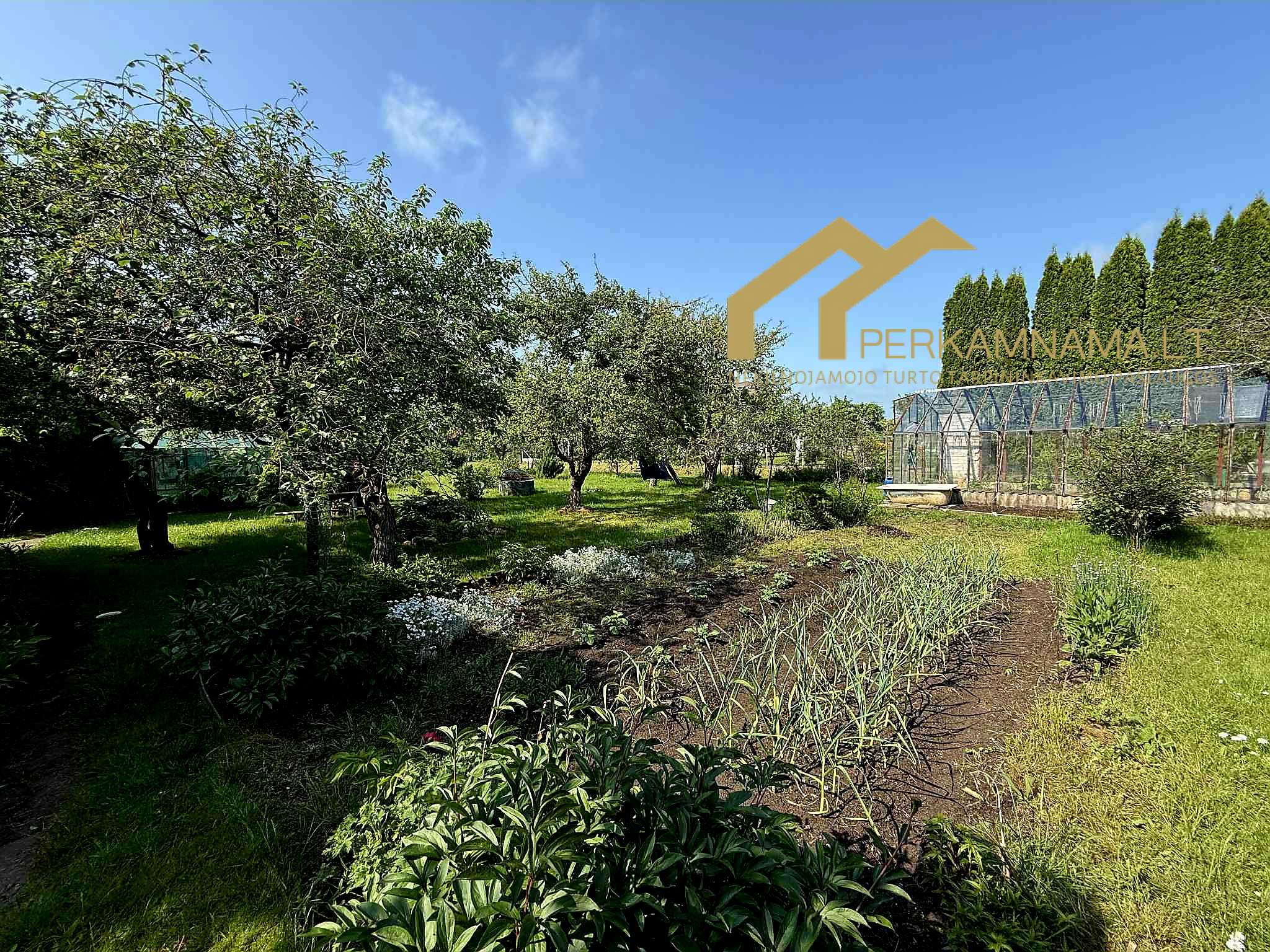 12 arų sodo sklypas su nameliu Klaipėdos r.