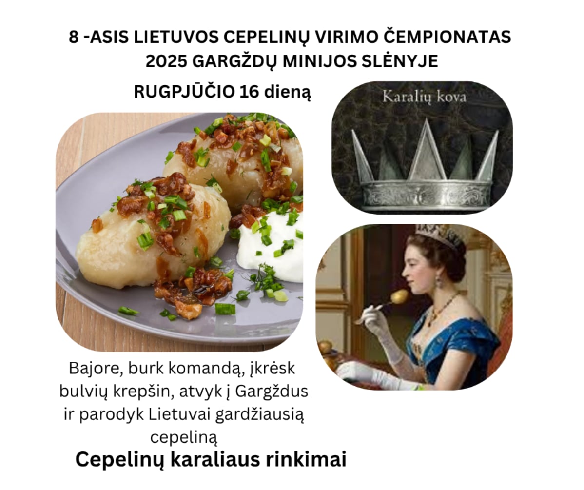 Cepelinų virimo Lietuvos čempionas 2025 | GARGŽDAI