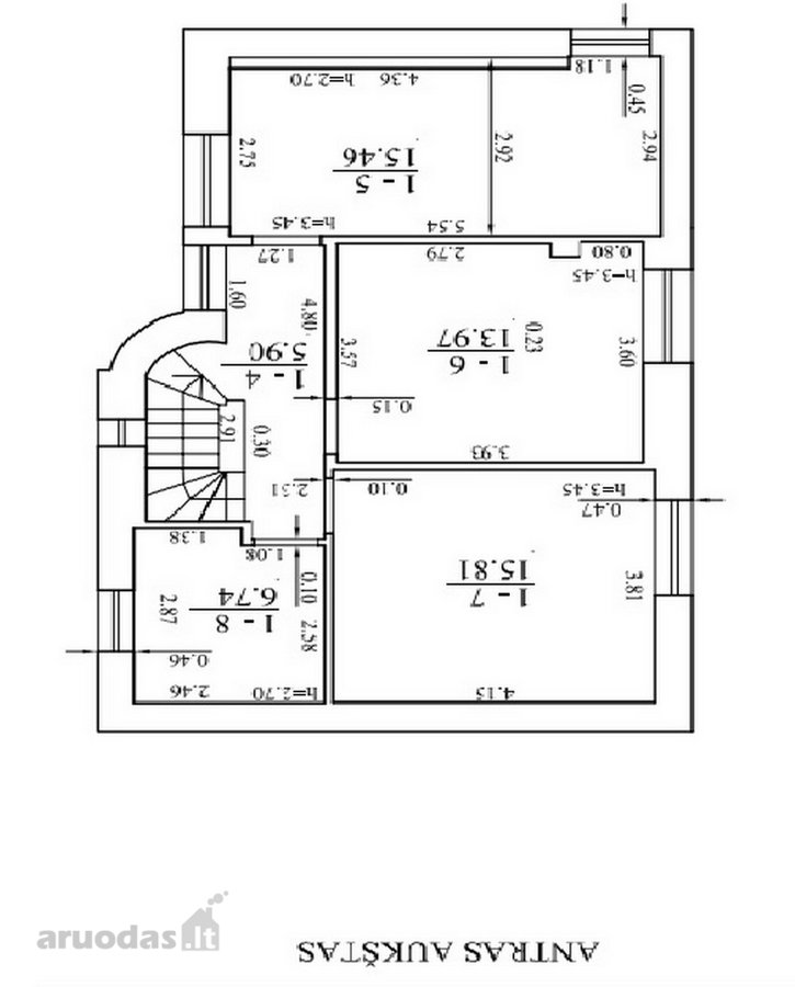 Parduodamas erdvus mūrinis namas Balsiuose, Vilniuje
