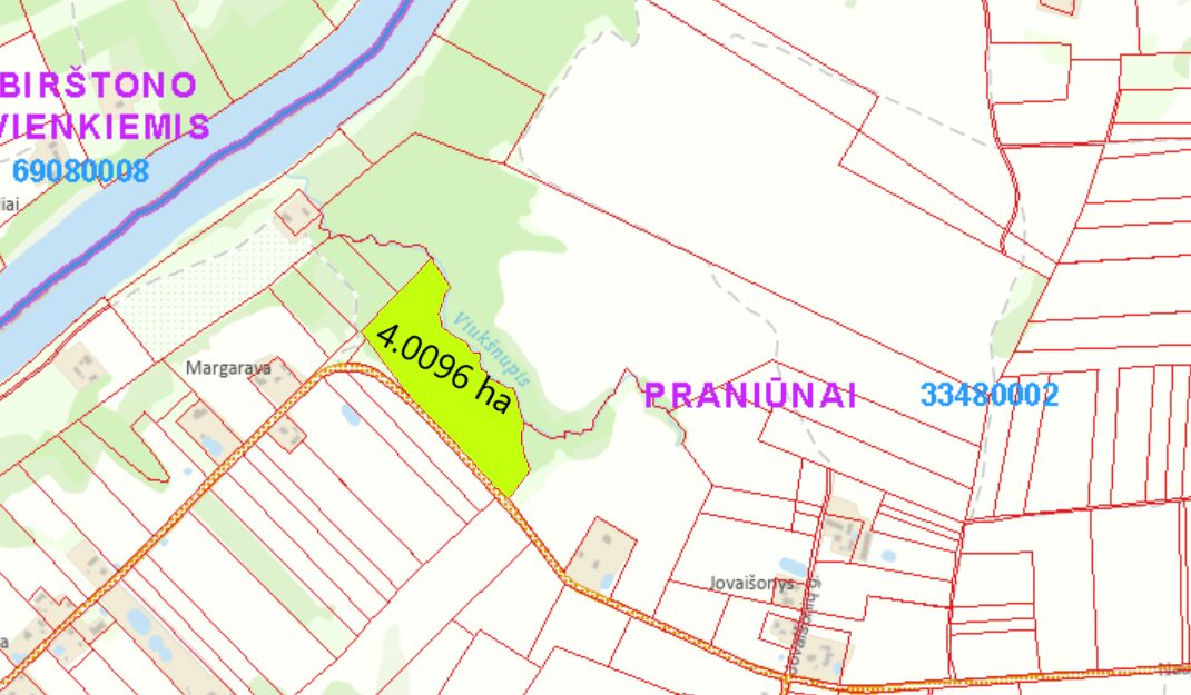 PARDUODAMAS 4,0996 HA SKLYPAS MARGARAVOS K., ALYTAUS R. – ŠALIA NEMUNO IR PUNIOS ŠILO!