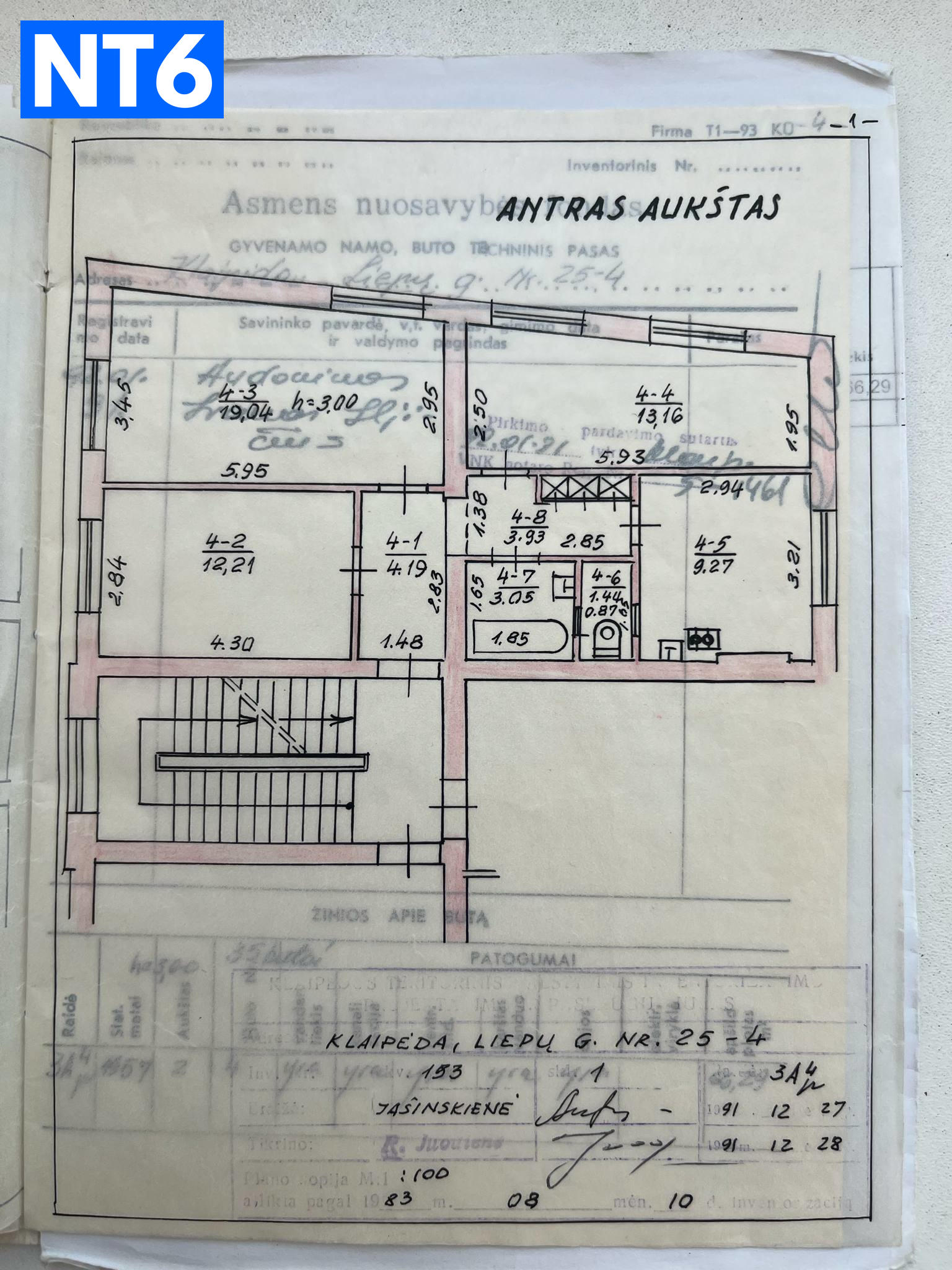 PARDUODAMAS BUTAS KLAIPĖDOS CENTRE LIEPŲ GATVĖJE