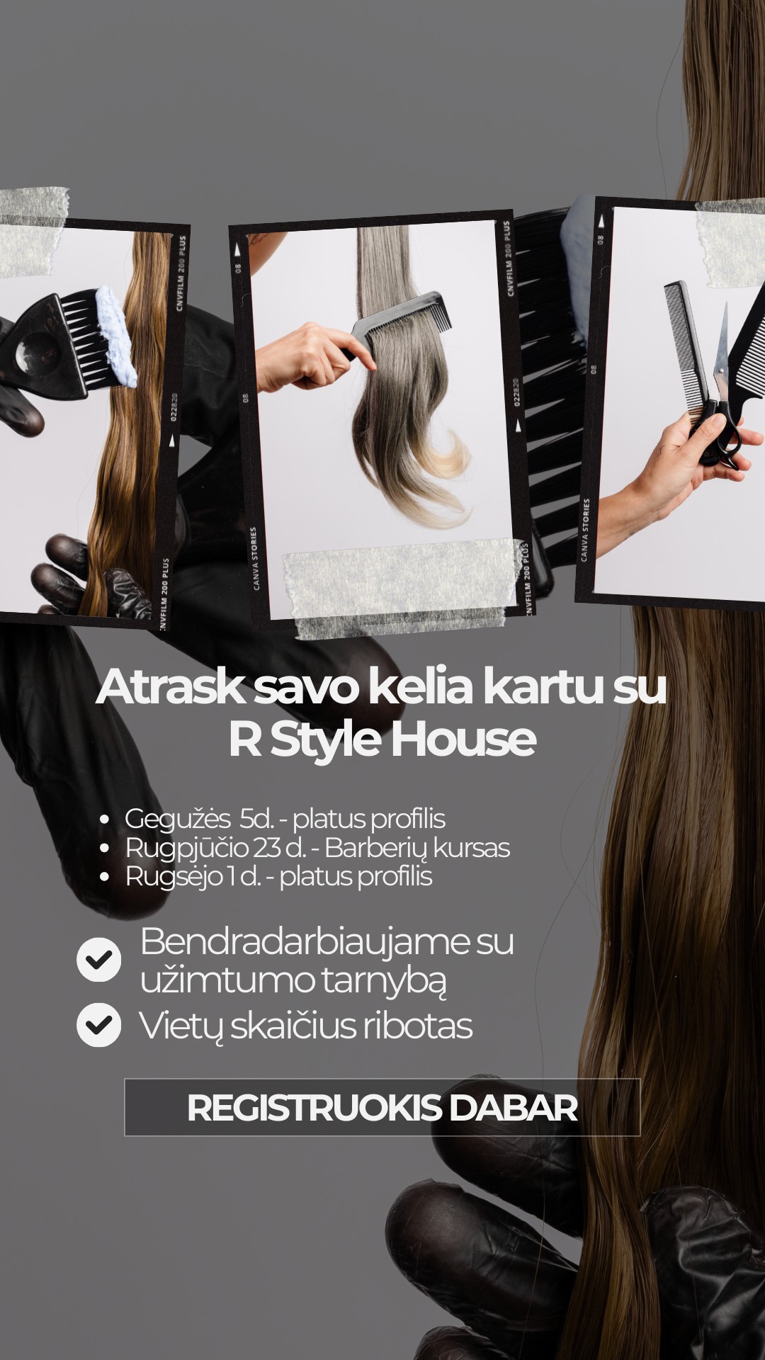 Plataus profilio kirpėjų kursai