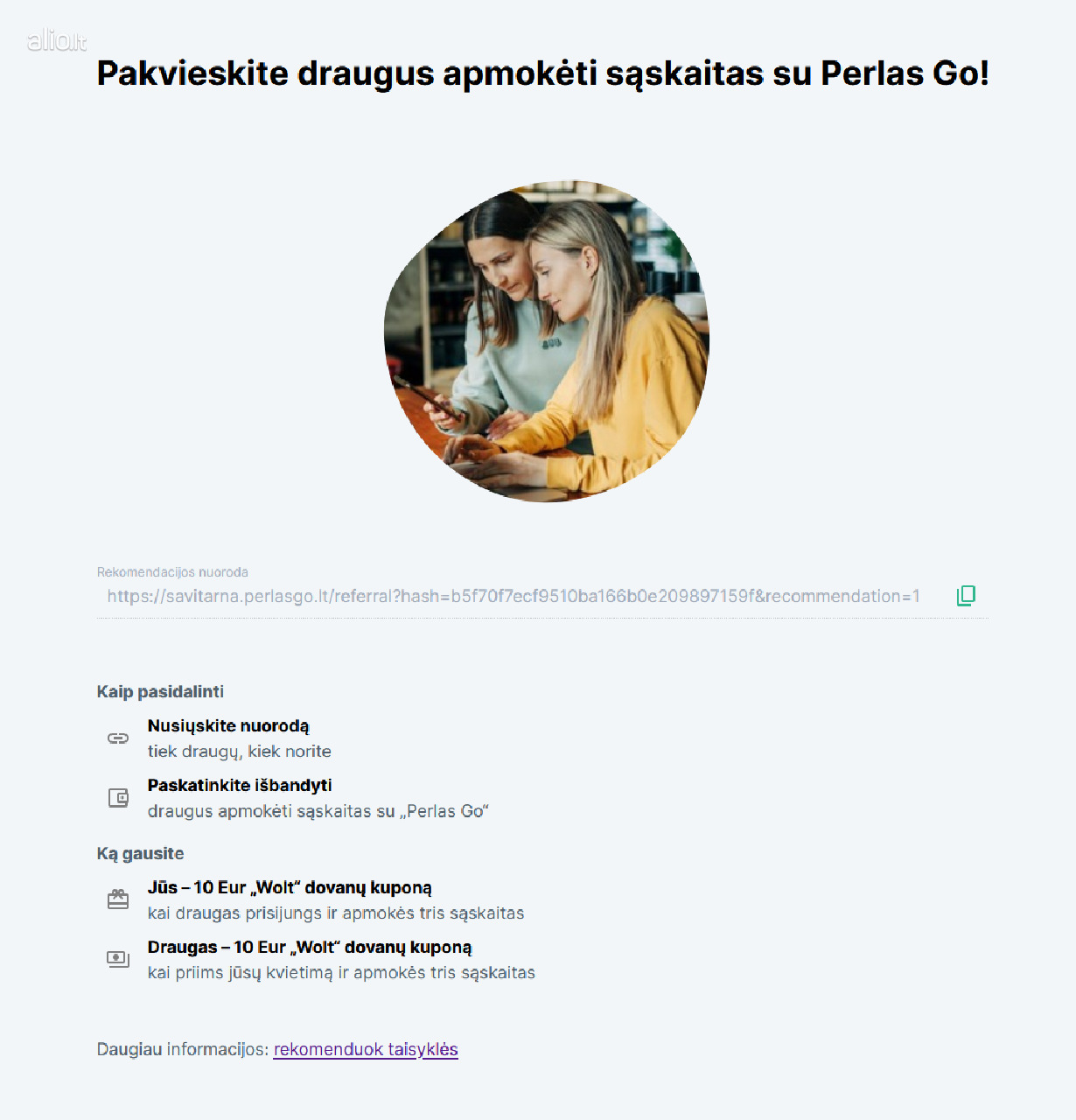 Nemokamai apmokėk už visas komunalines sąskaitas ir gausi 10 EUR nuolaidos kodą dovanu. PerlasGo,