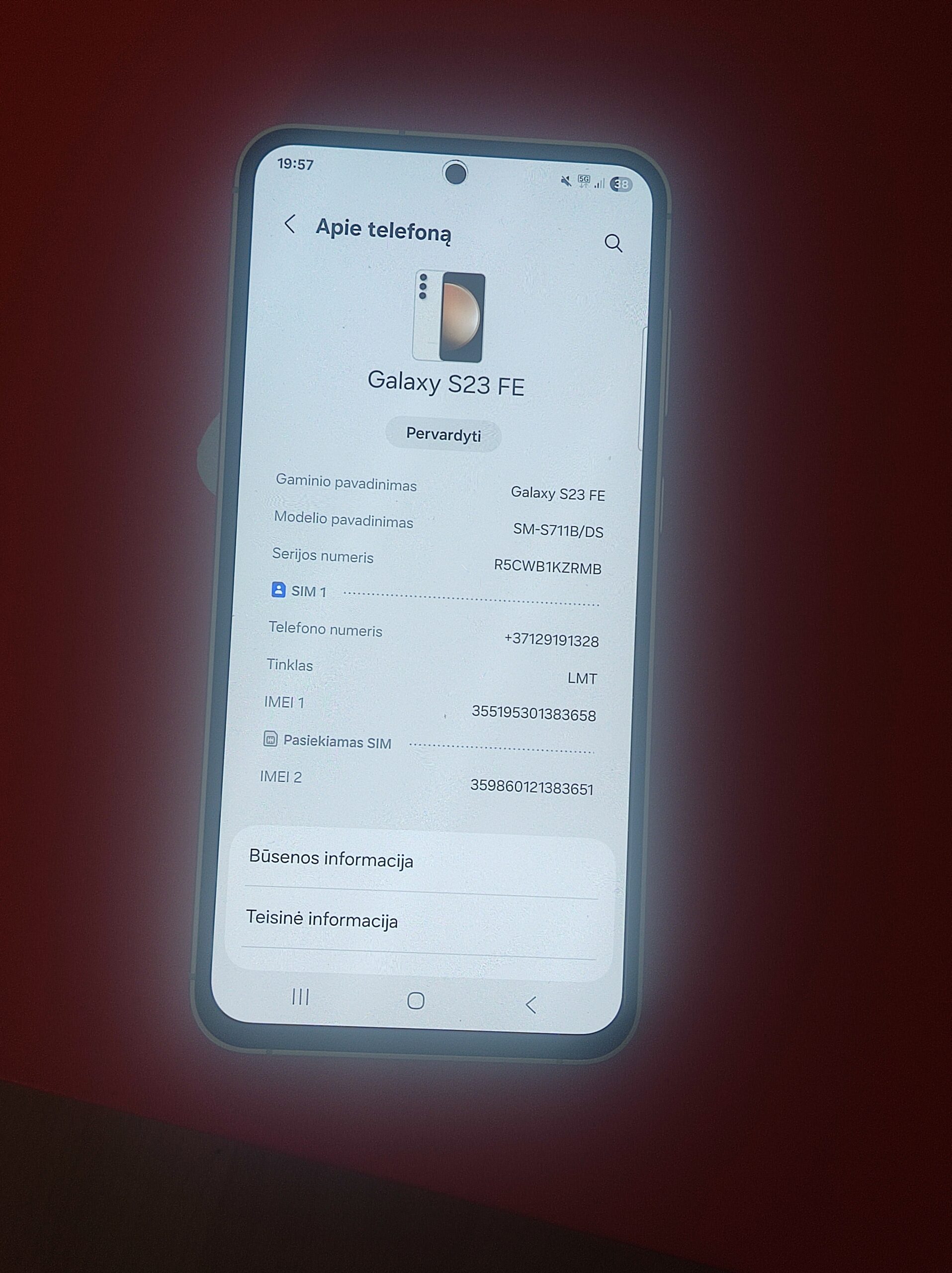 Samaung Galaxy S23 FE 5G