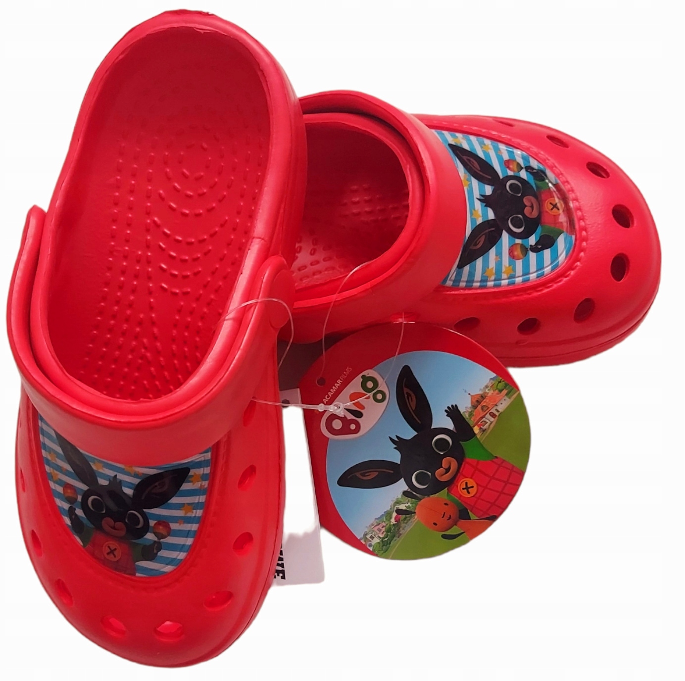 Vaikiškos raudonos klumpės „Bing”