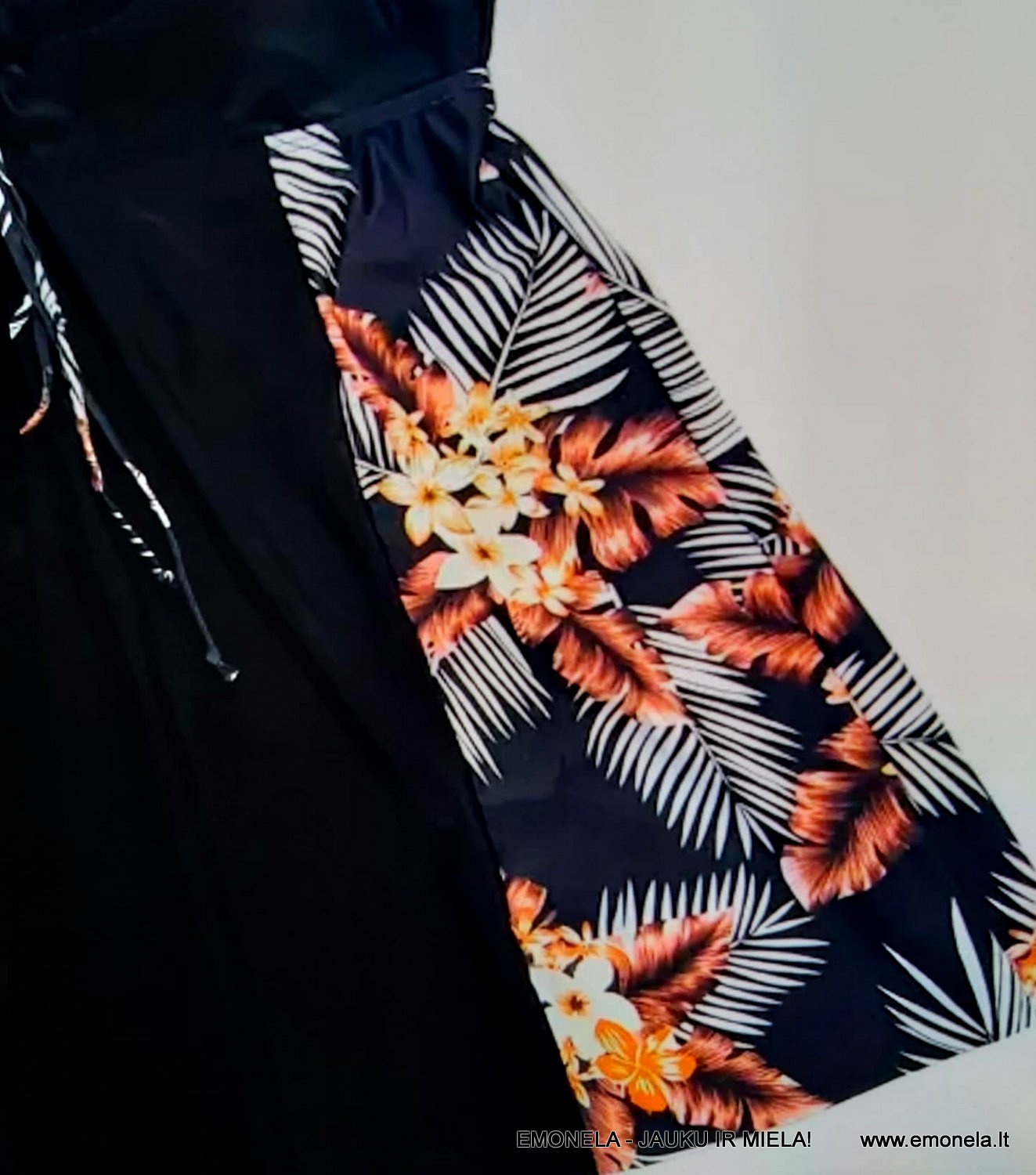 Maudymosi kostiumėlis LIDIJA, vientisas su suknute