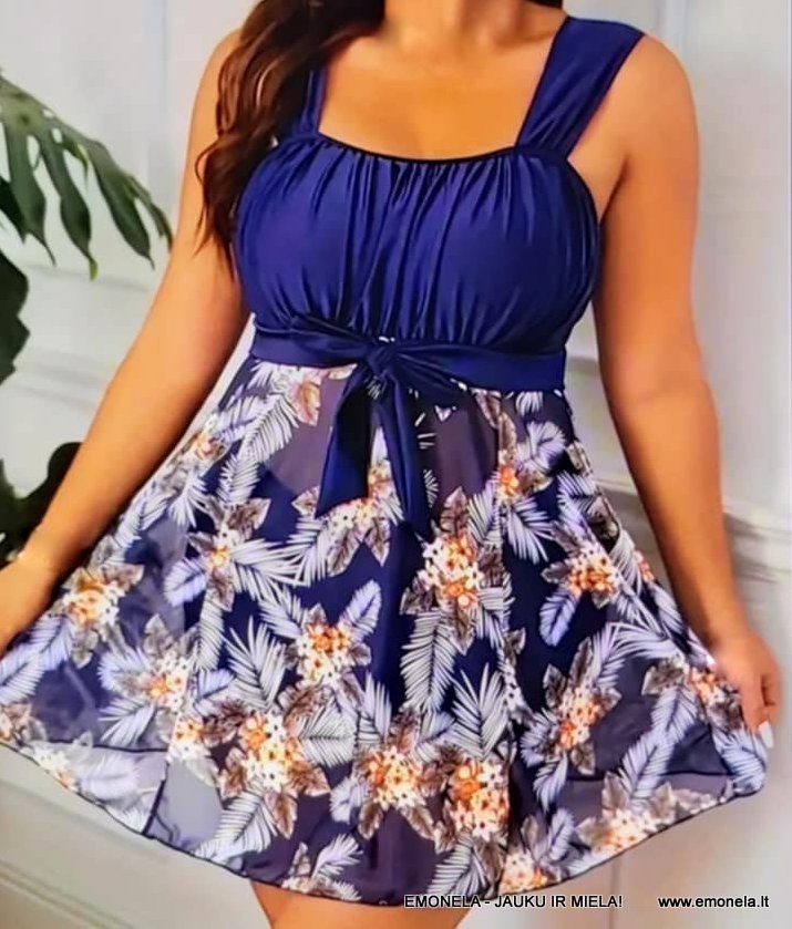 Moteriški Maudymosi kostiumėliai – suknelės didesni dydžiai