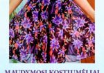 5 XL Maudymosi kostiumėlis suknutė PURPURINĖ VASARA