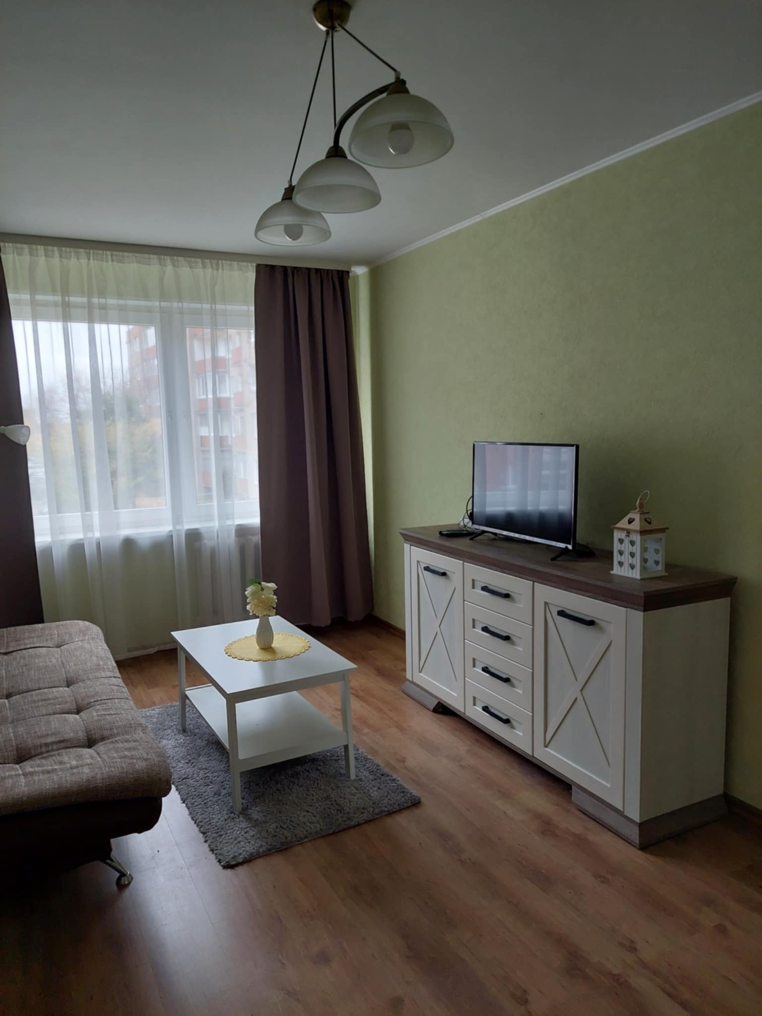 Nuomojamas 1 kambario butas Klaipėdoje.