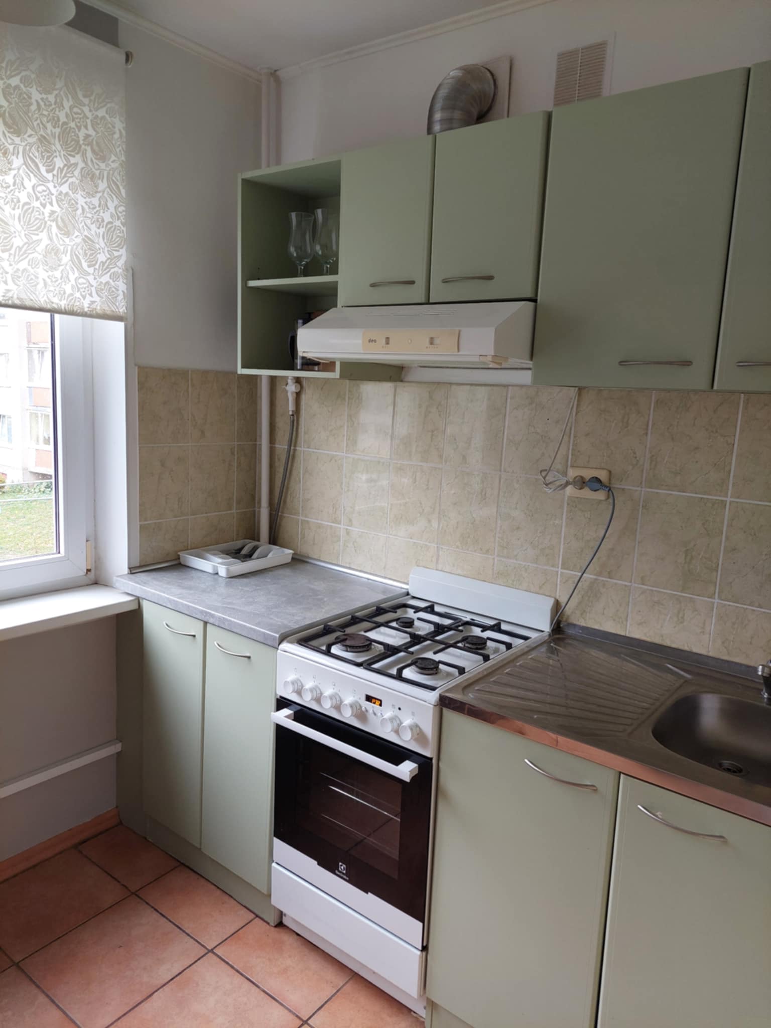 Nuomojamas 1 kambario butas Klaipėdoje.