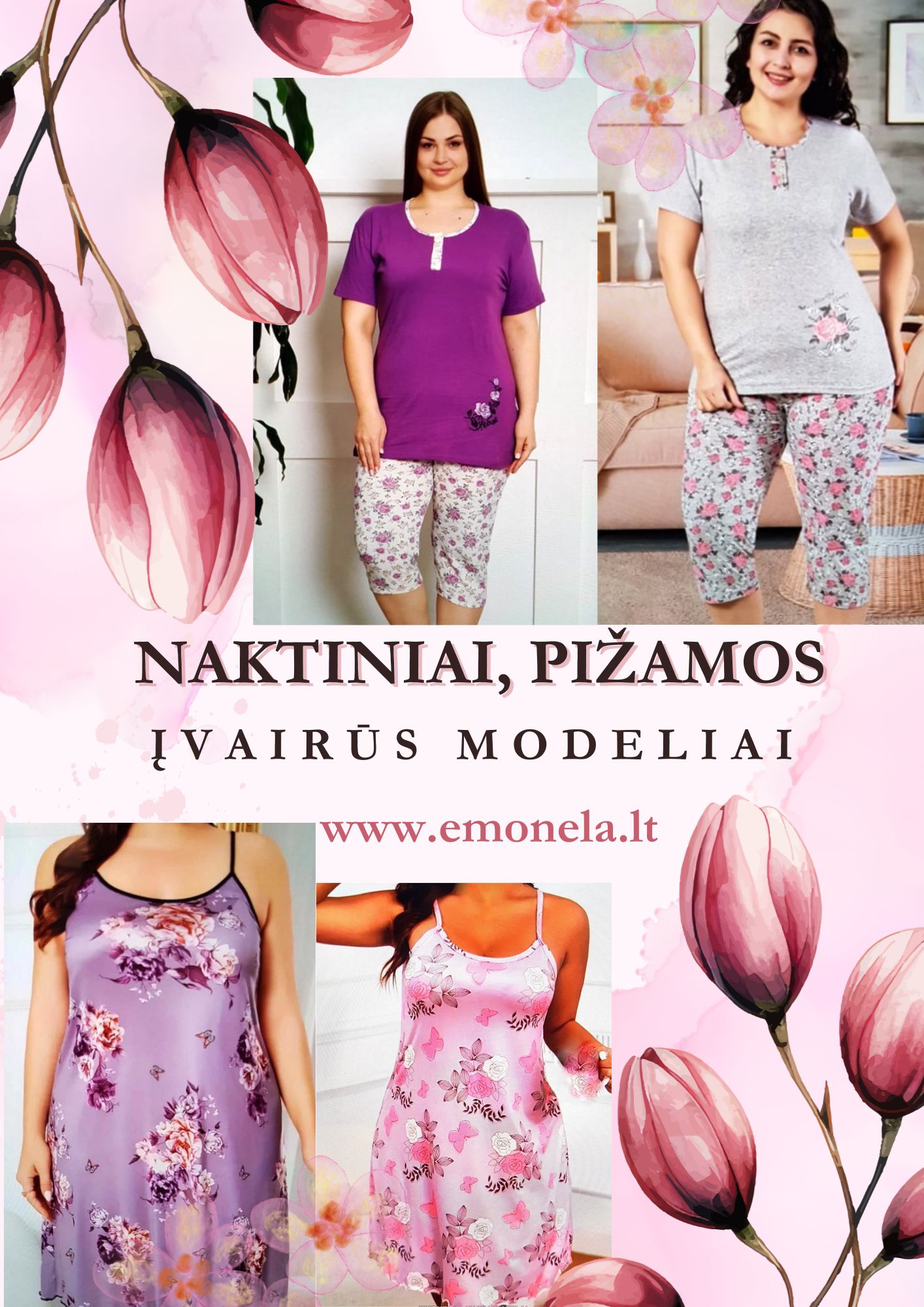 DIDESNI NAKTINUKAI be rankovių, 56 dydis