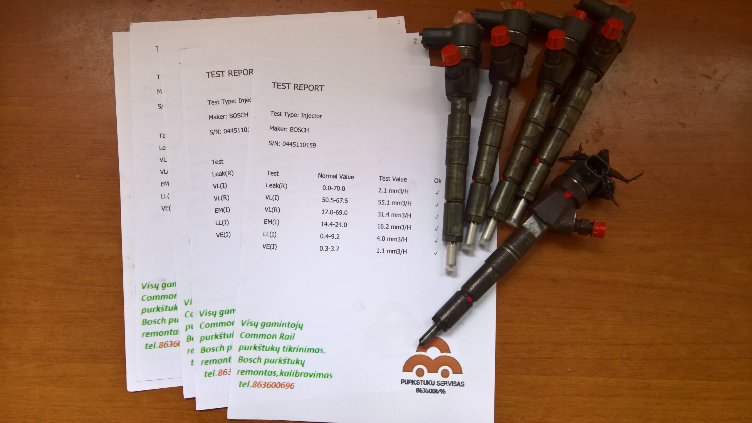 Kuro purkštukai Opel, Saab. 0445110159