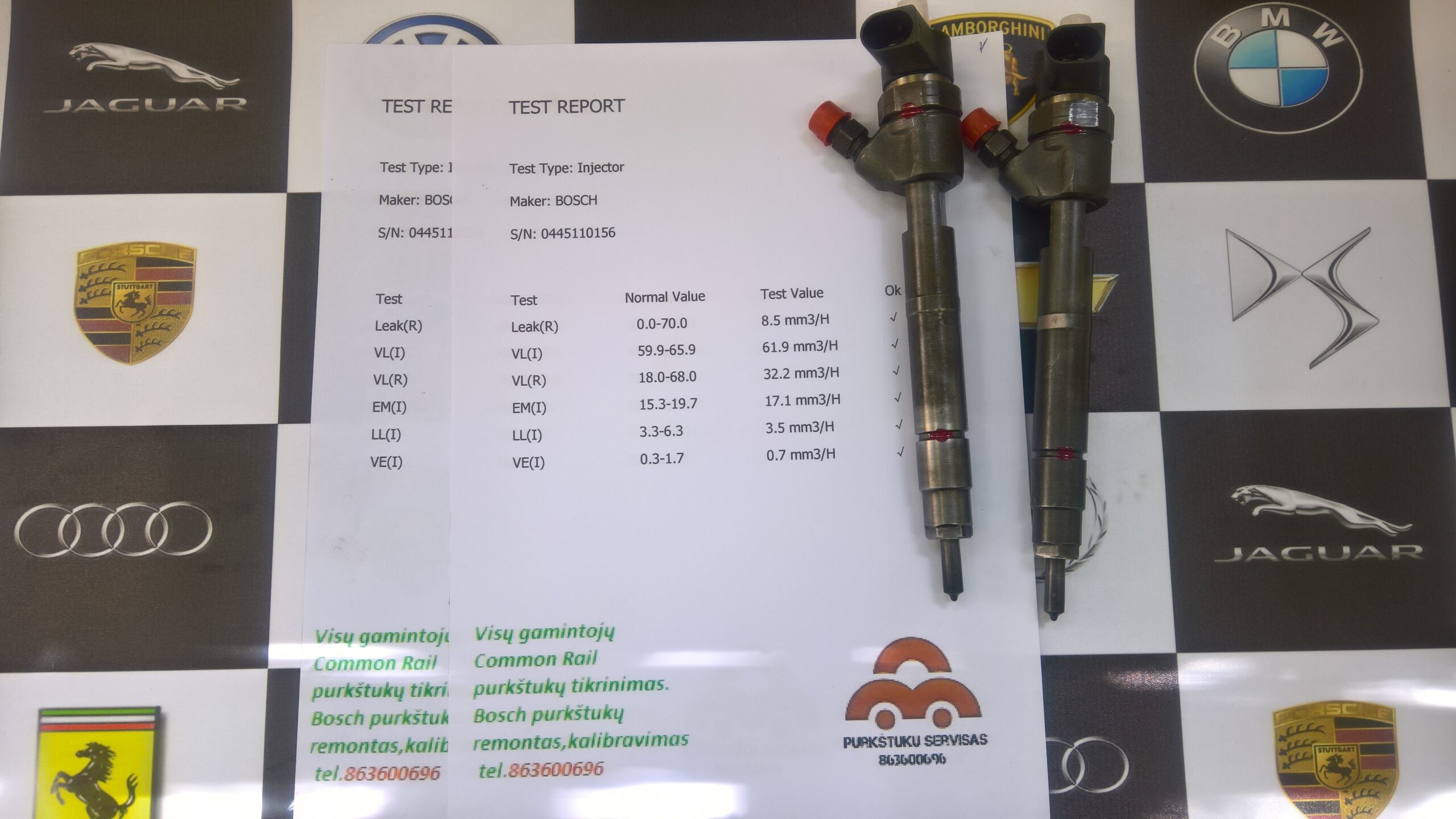 Kuro purkštukas Mercedes-E200, E220, E270, E320, S320. 0445110156 (0986435135)